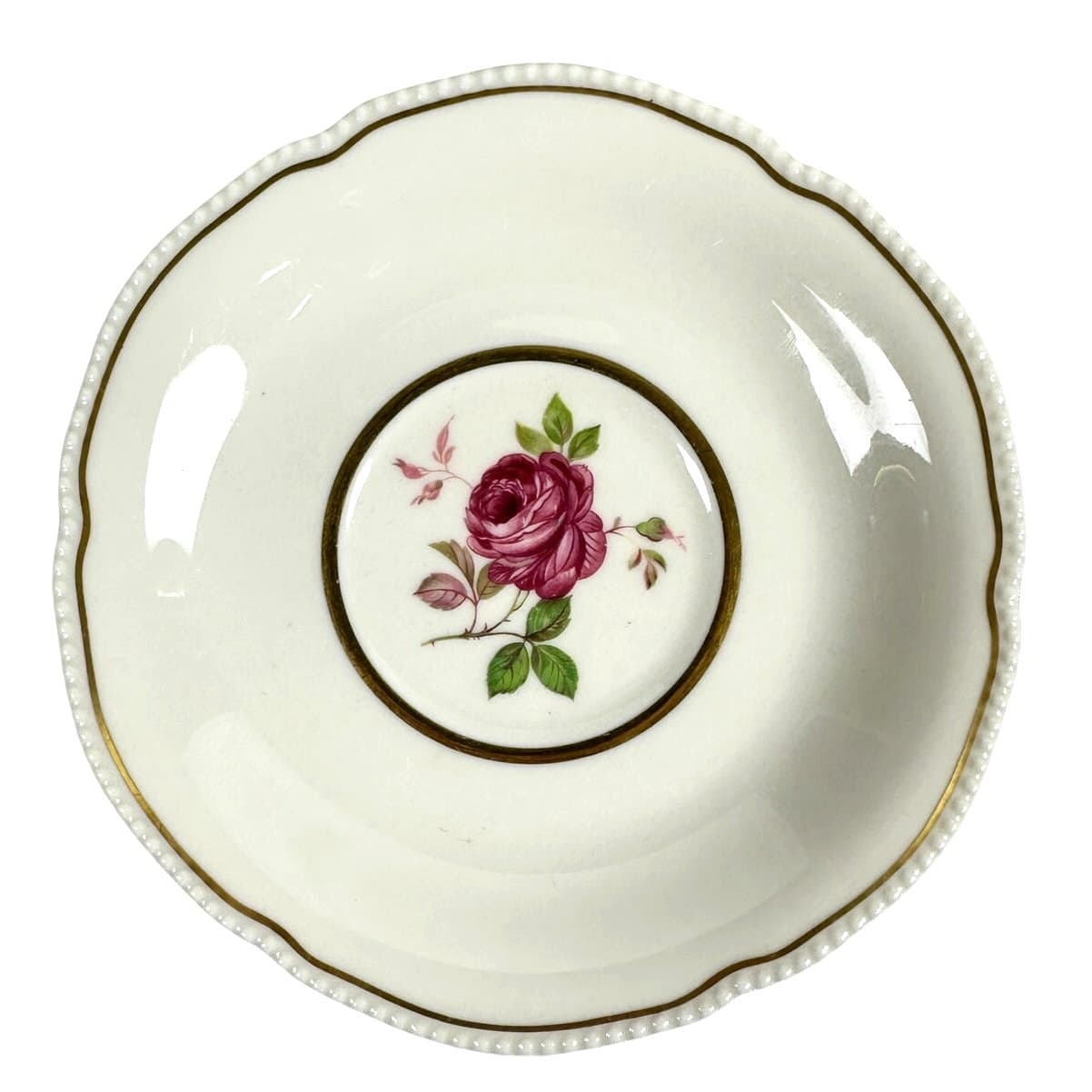 Castleton China Dolly Madison-Set of Four Saucers 6.25" Diameter-Excellent! - Thumbnail 3