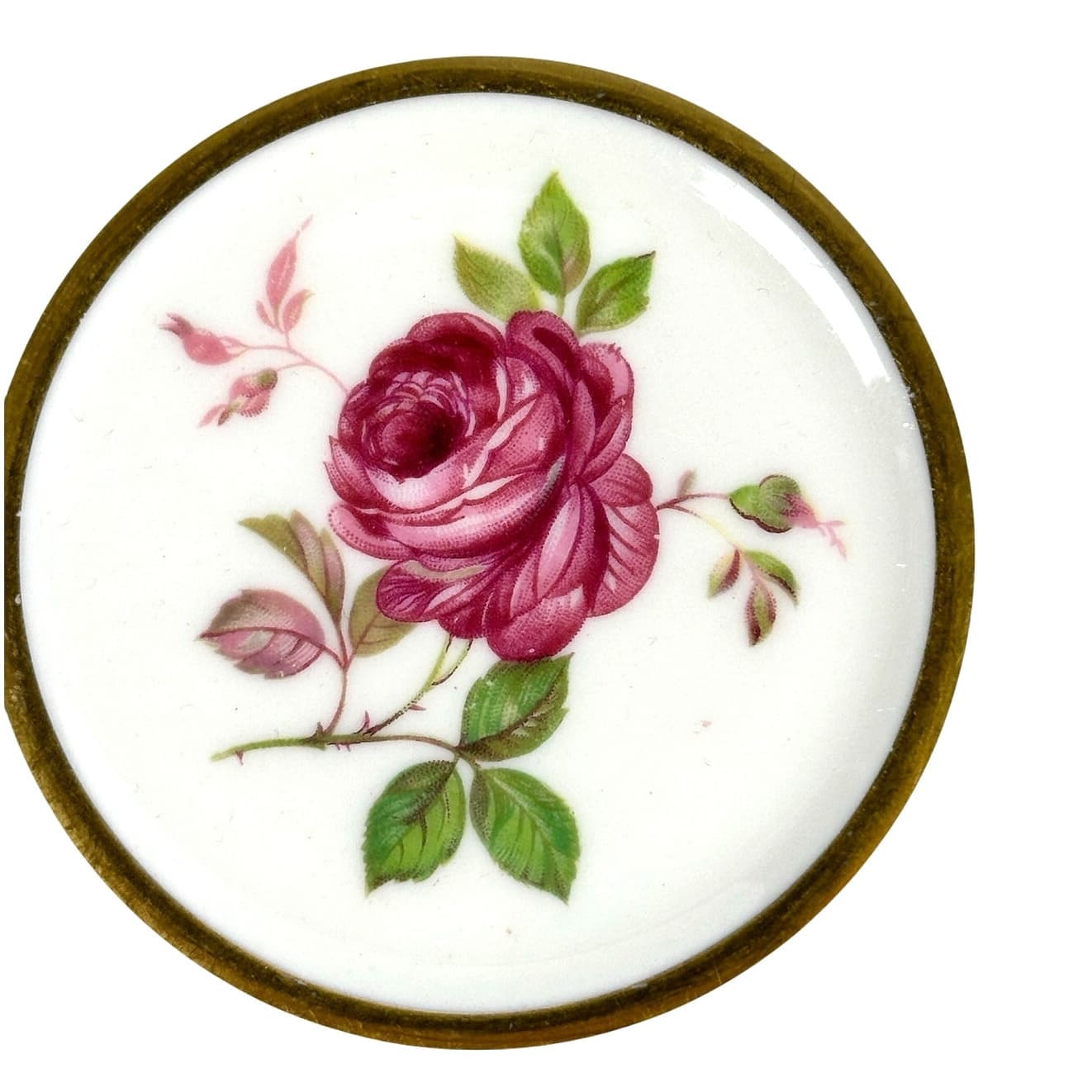 Castleton China Dolly Madison-Set of Four Saucers 6.25" Diameter-Excellent! - Thumbnail 4