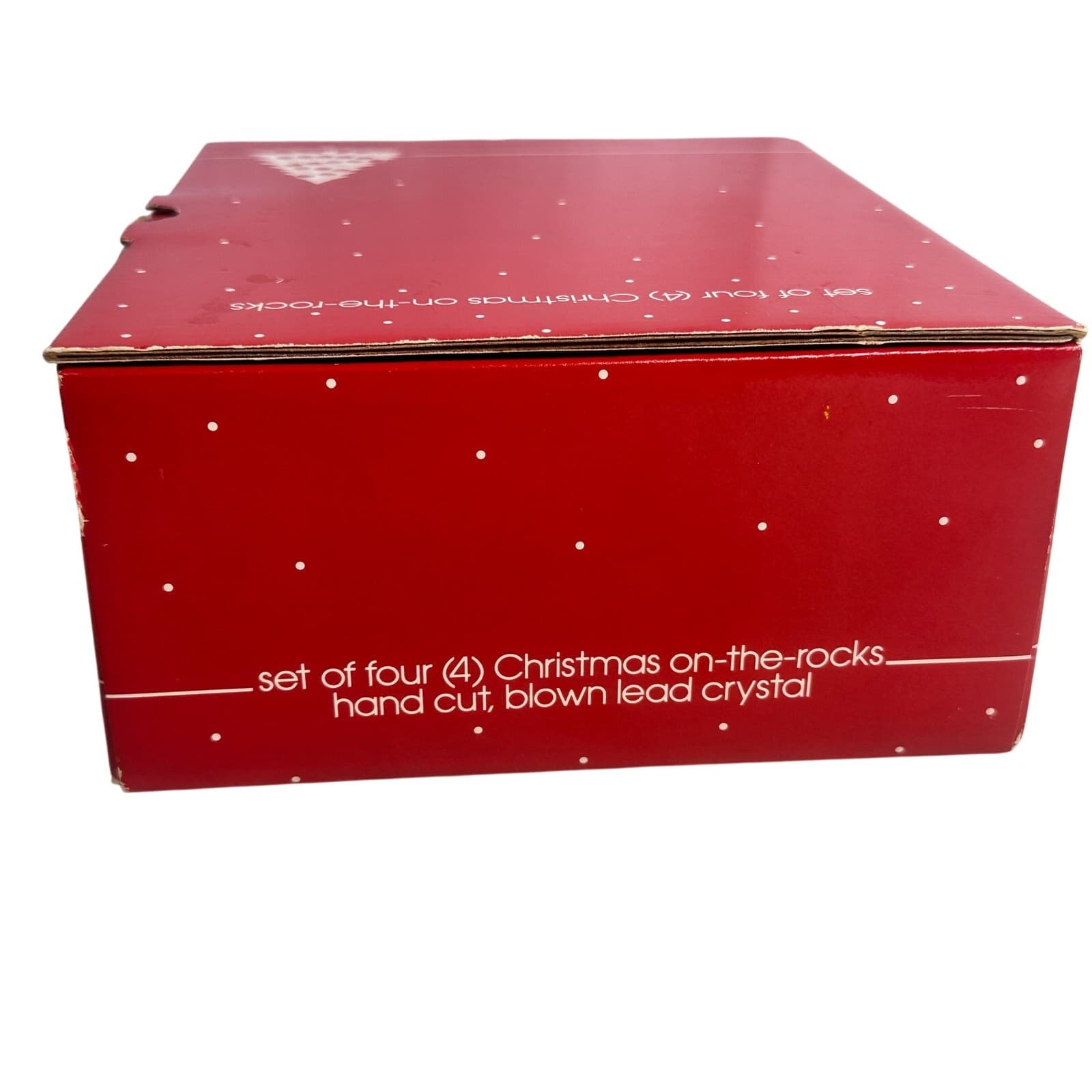 American Stemware Christmas on the Rocks Crystal Double Old Fashioned-Set of 4 - Thumbnail 6