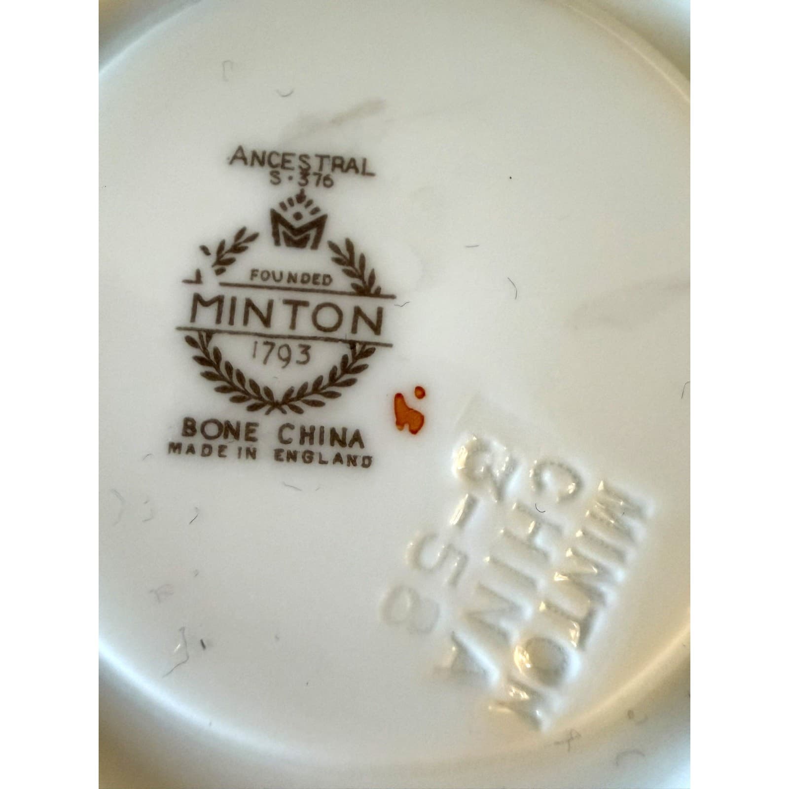 145-PC Minton 'Ancestral' Fine Bone China Dinner Service Set for 18 England - Thumbnail 23
