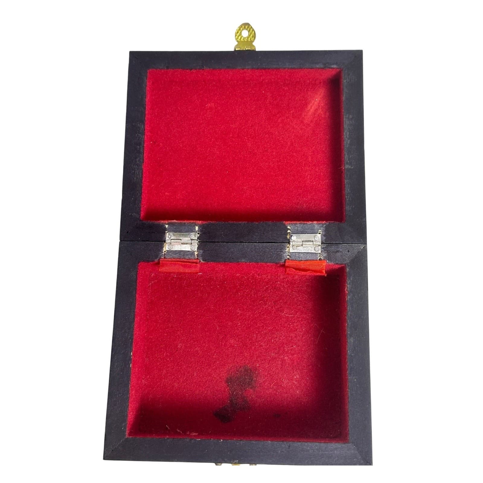 Exceptional Marquetry Inlaid Wooden Mosaic Jewelry Trinket Box 4.75 x 4 x 2 Nice - Thumbnail 7