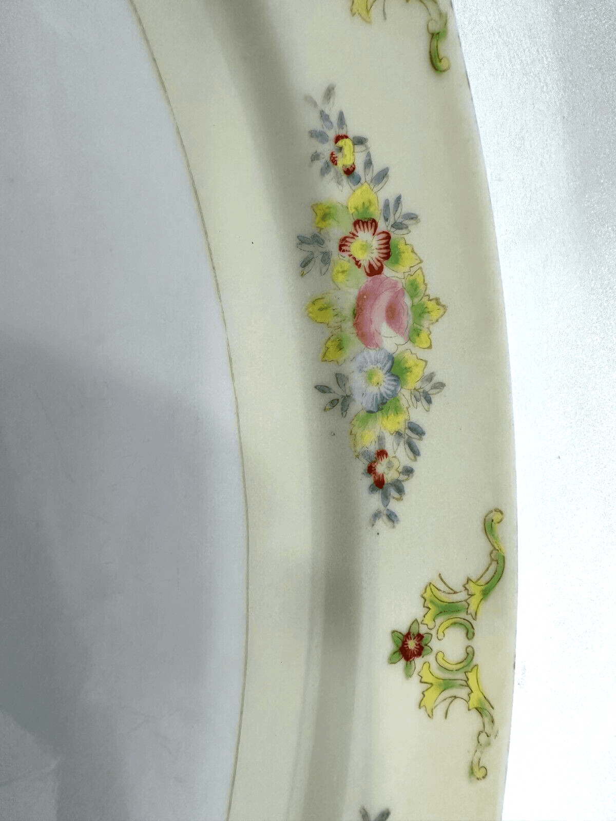 Floral Rose Pattern Made in Japan Platter-12.5" Vintage - Thumbnail 2