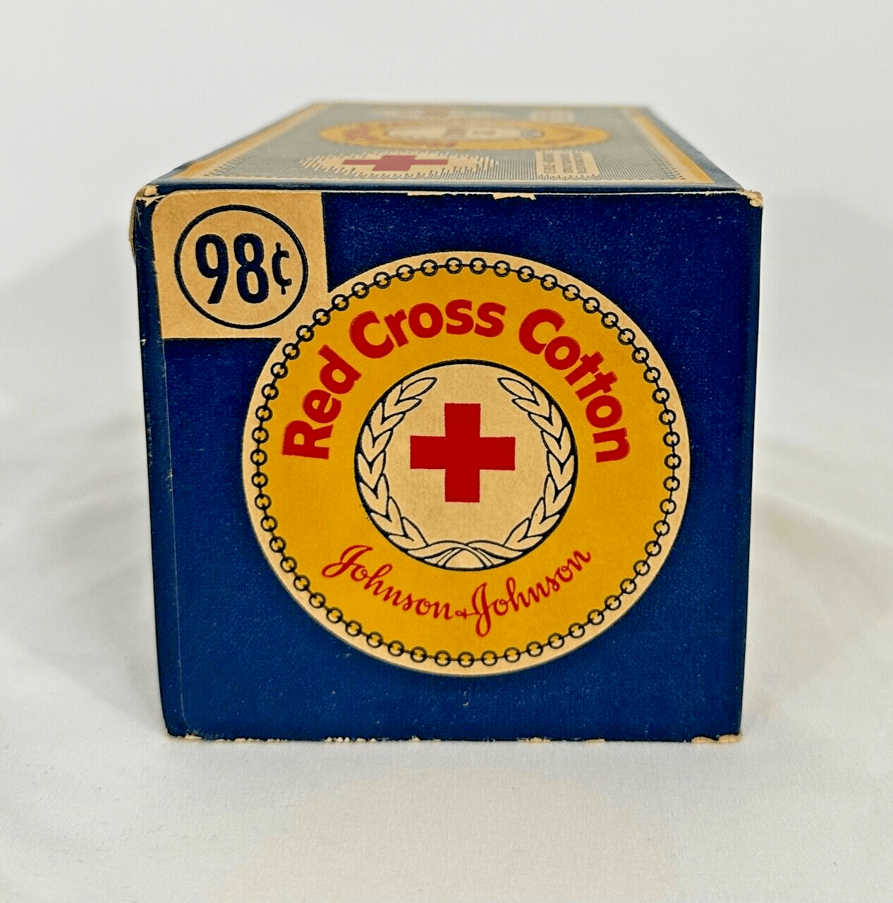 Johnson & Johnson Red Cross Cotton Balls Economy Size NOS Vintage - Thumbnail 4