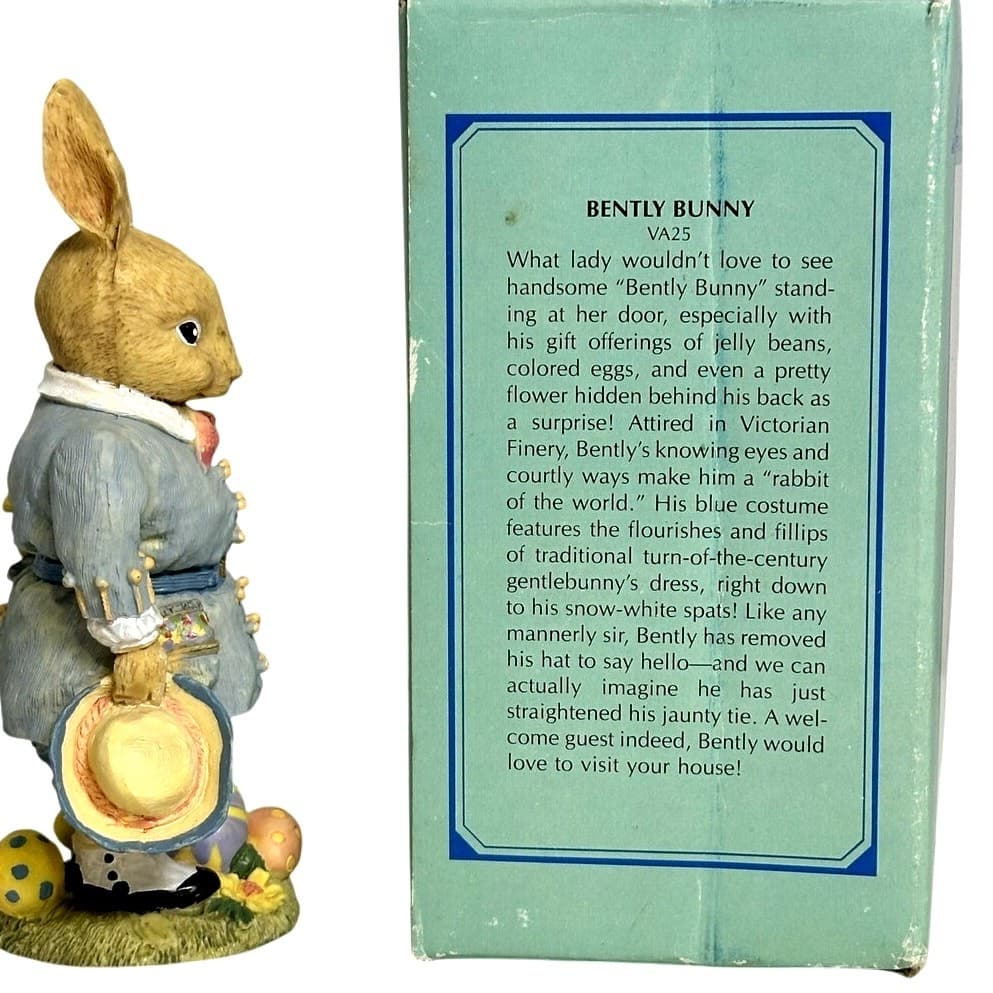 The Victorian Collection “Bently Bunny” Easter Figurine 1994 - Thumbnail 4