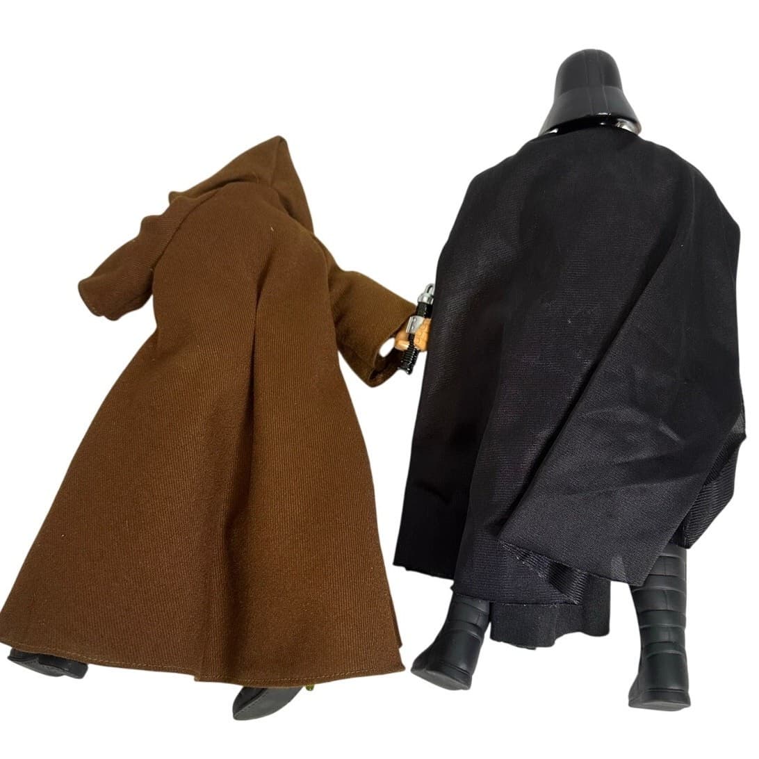 Obi-Wan Kenobi & Darth Vader 1993 Hasbro 12” Star Wars Figures - Thumbnail 4