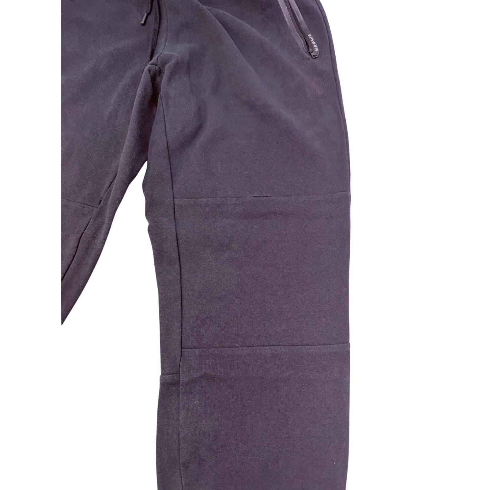SPYDER Active Black XL Drawstring Sweatpants w/ Zip Pockets 30" Inseam - Thumbnail 4
