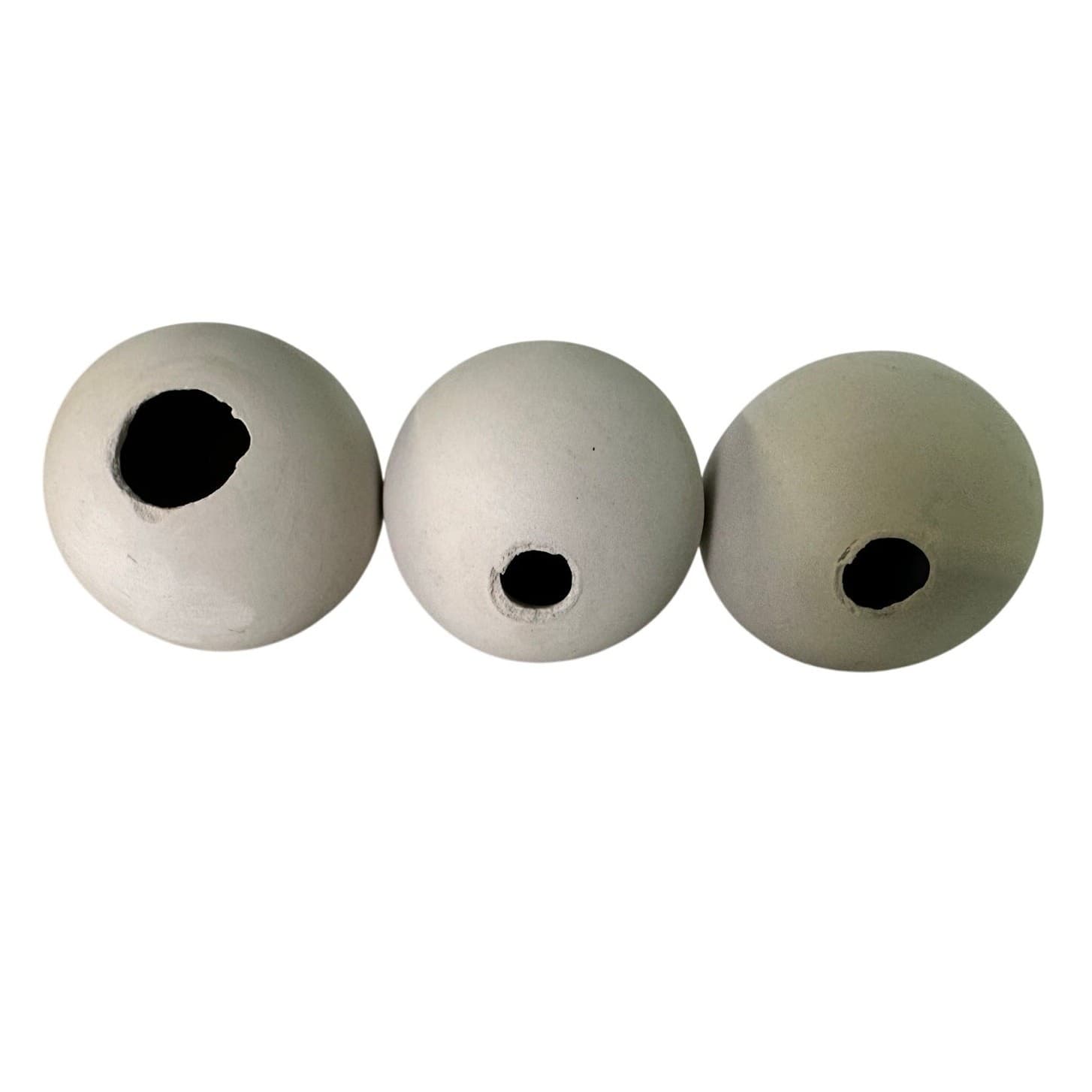 Bowling Balls & Bowling Pins Lot of 6 Unfired Greenware Pieces Vintage - Thumbnail 6