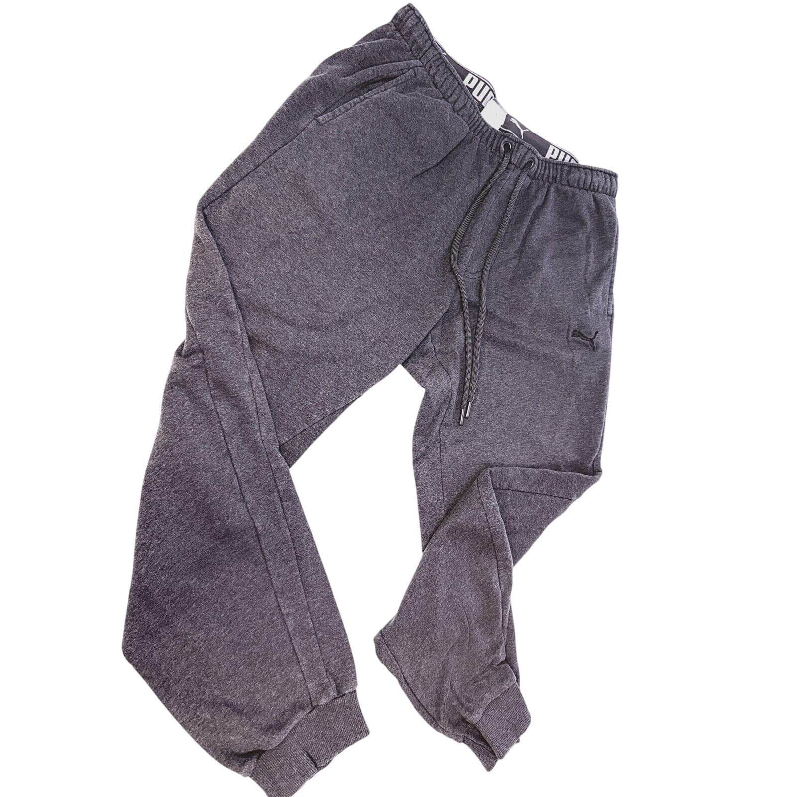PUMA XL Gray Drawstring Sweatpants w/ Pockets VG 30" Inseam