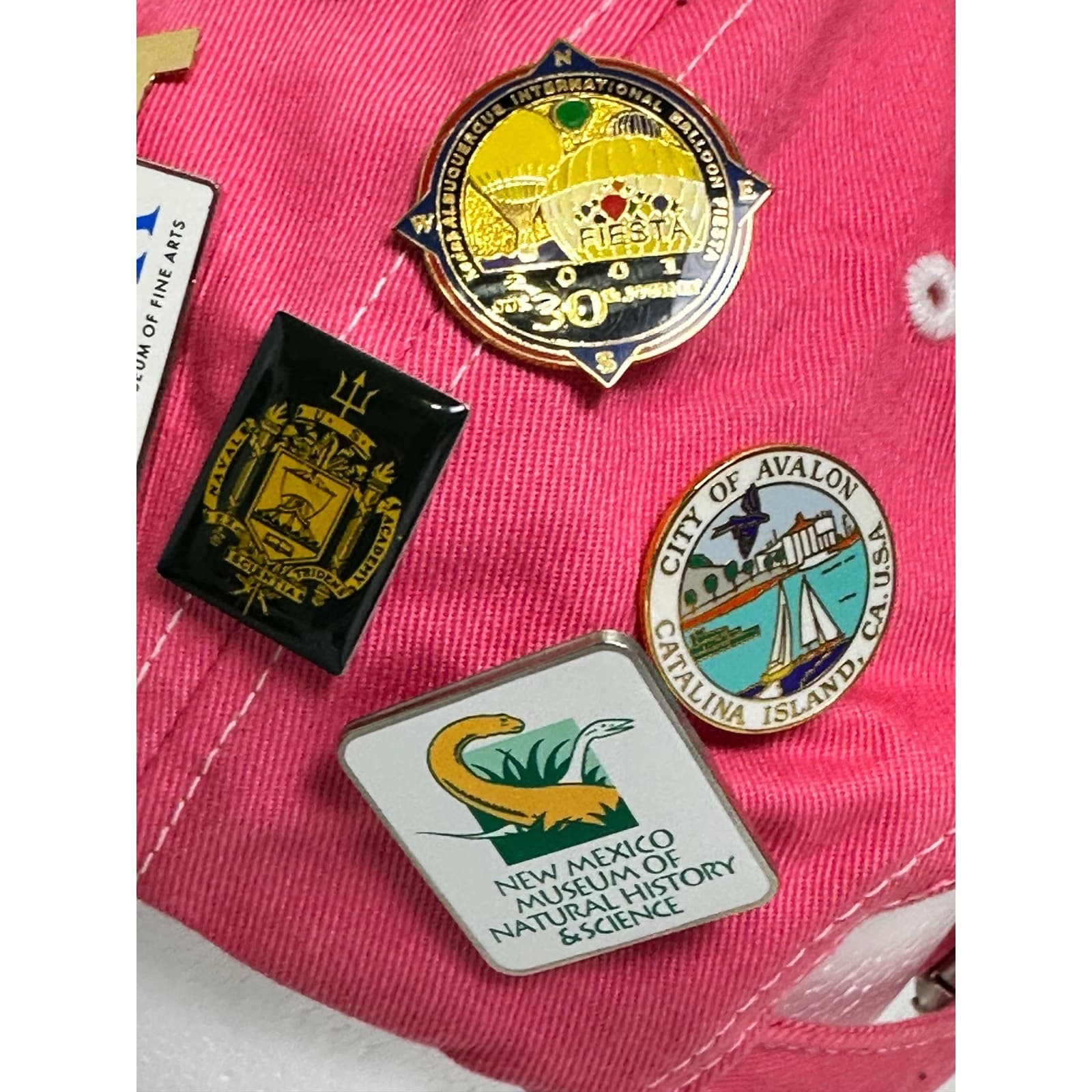 Pink Richmond VA Cap w/39 Souvenir Pins & Paul McCartney World Tour Pin - Thumbnail 8