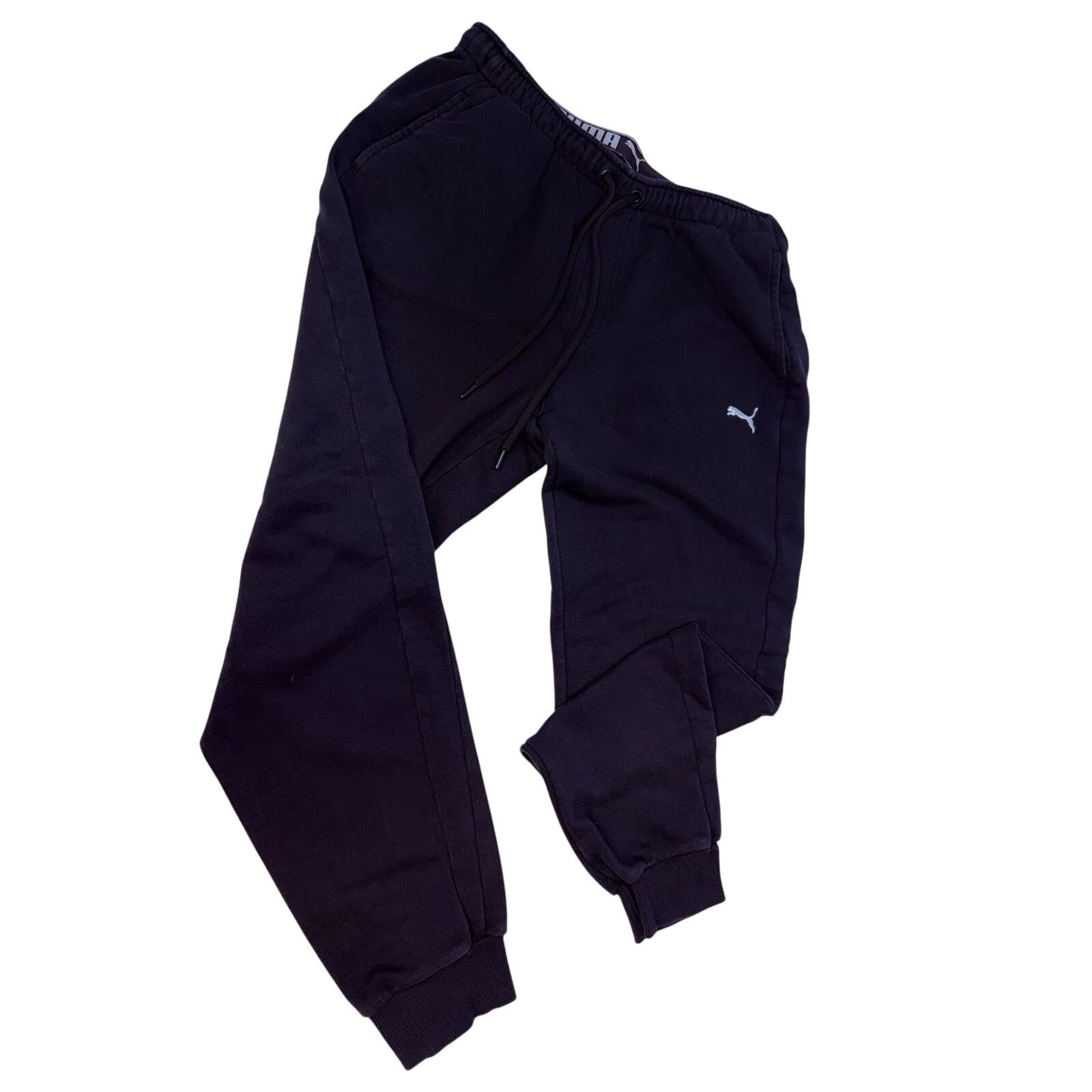 PUMA XL Black Drawstring Sweatpants w/ Pockets 29.5" Inseam