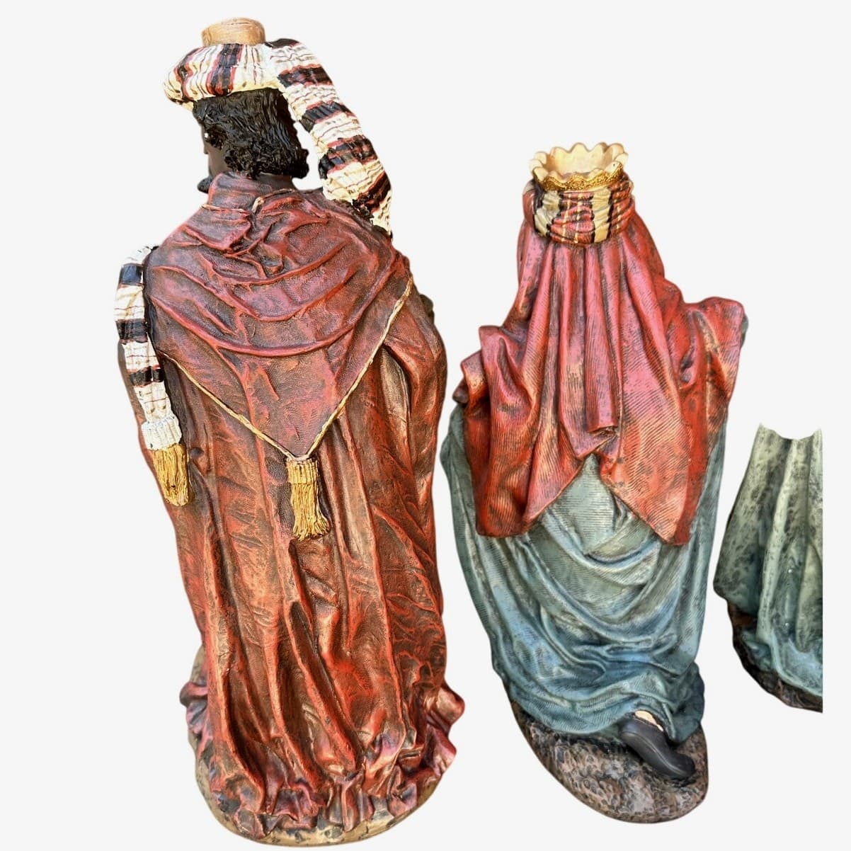 Rare Pacific Rim 7-PC Large Artistic 16" Nativity Scene Figurines-Stunning - Thumbnail 11