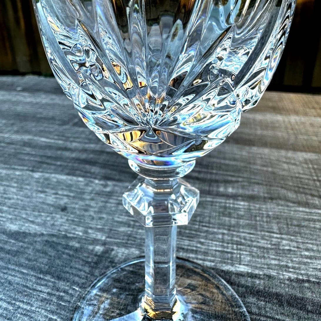 Gorham Crystal Retired 'Crown Point' Lead Crystal Wine Glass-Excellent - Thumbnail 2