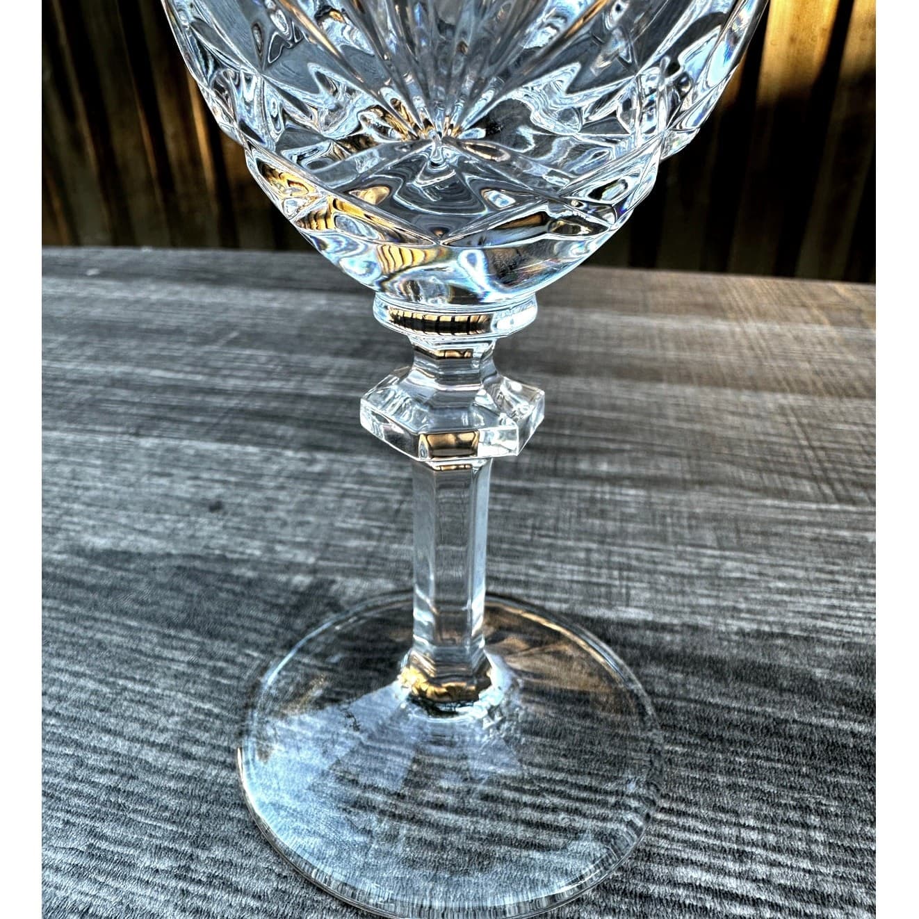 Gorham Crystal Retired 'Crown Point' Lead Crystal Wine Glass-Excellent - Thumbnail 4
