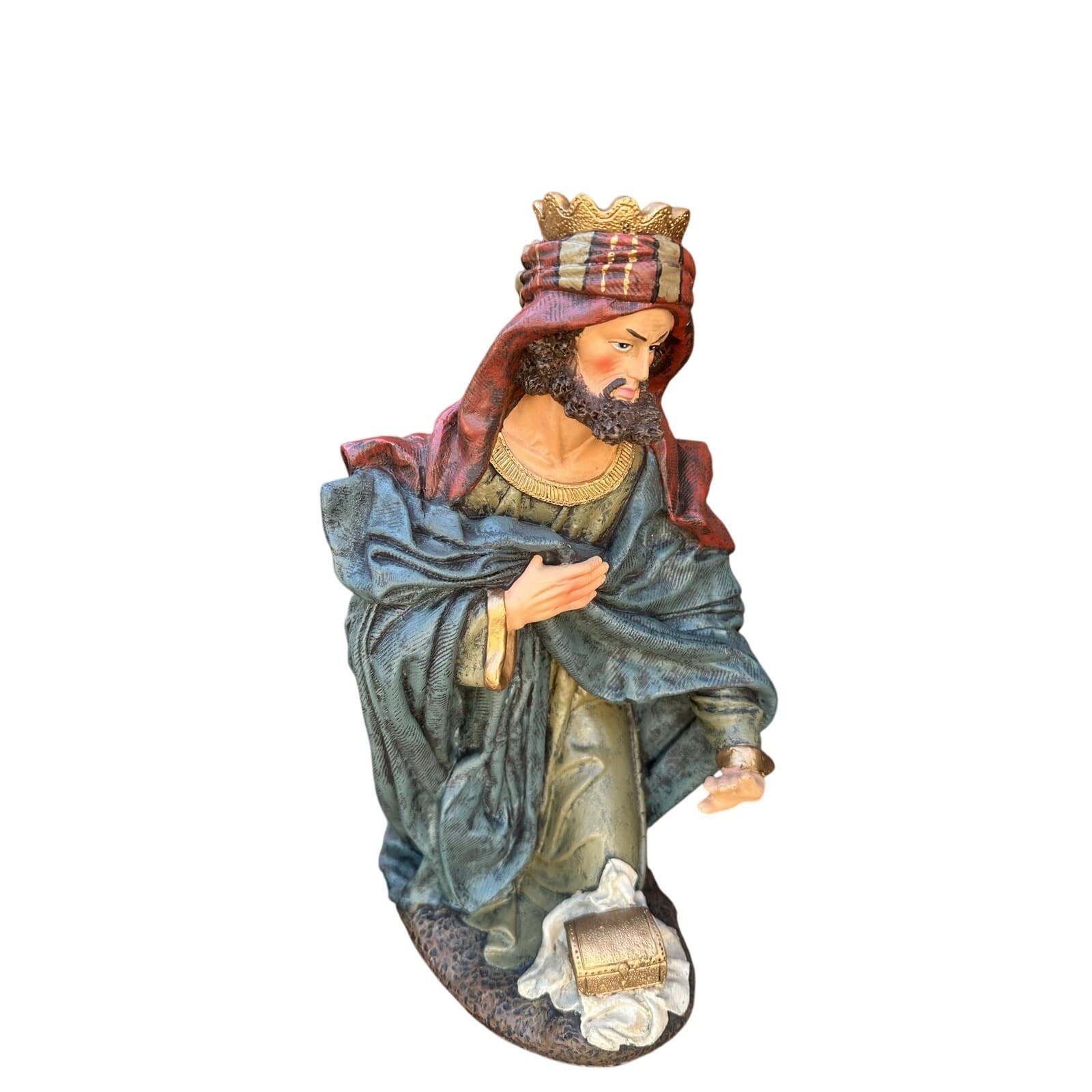 Rare Pacific Rim 7-PC Large Artistic 16" Nativity Scene Figurines-Stunning - Thumbnail 5