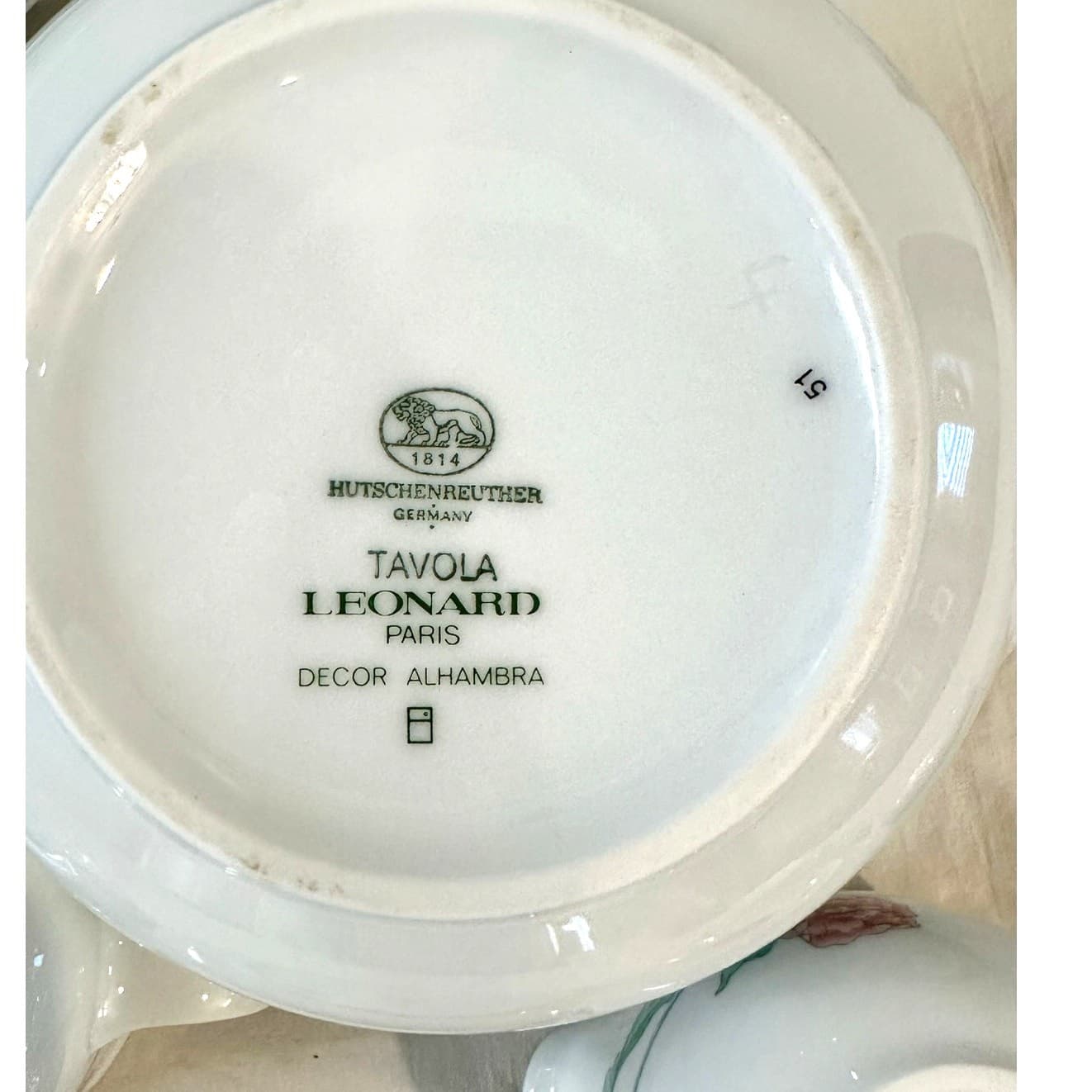 Alhambra by Hutschenreuther Tavola Leonard Paris 23-Piece Tea Set-Extremely Rare - Thumbnail 13