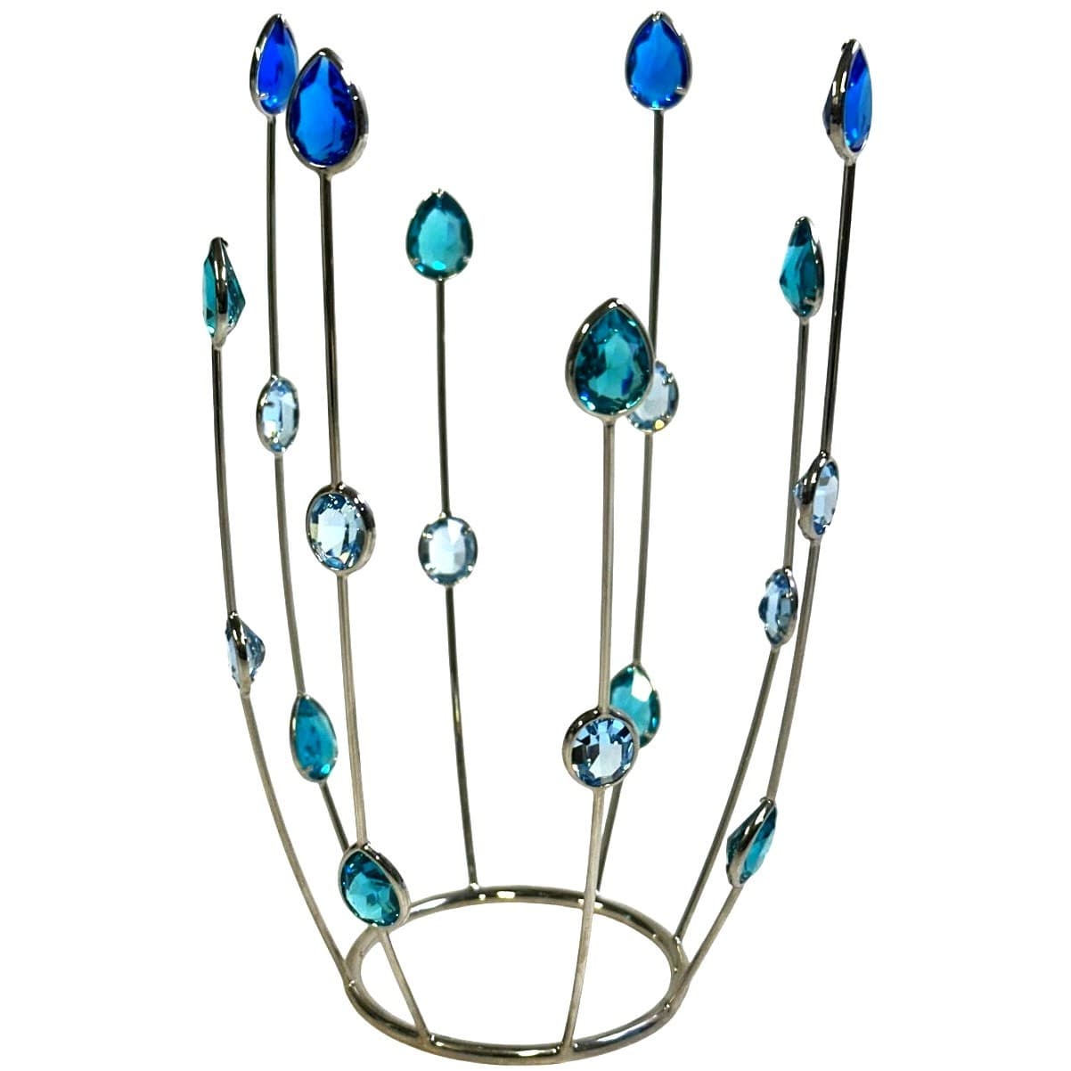 Swarovski Yasmine Hurel 2005 Jewels Capri Blue Vase Aquamarine/Blue Zircon-Rare - Thumbnail 4