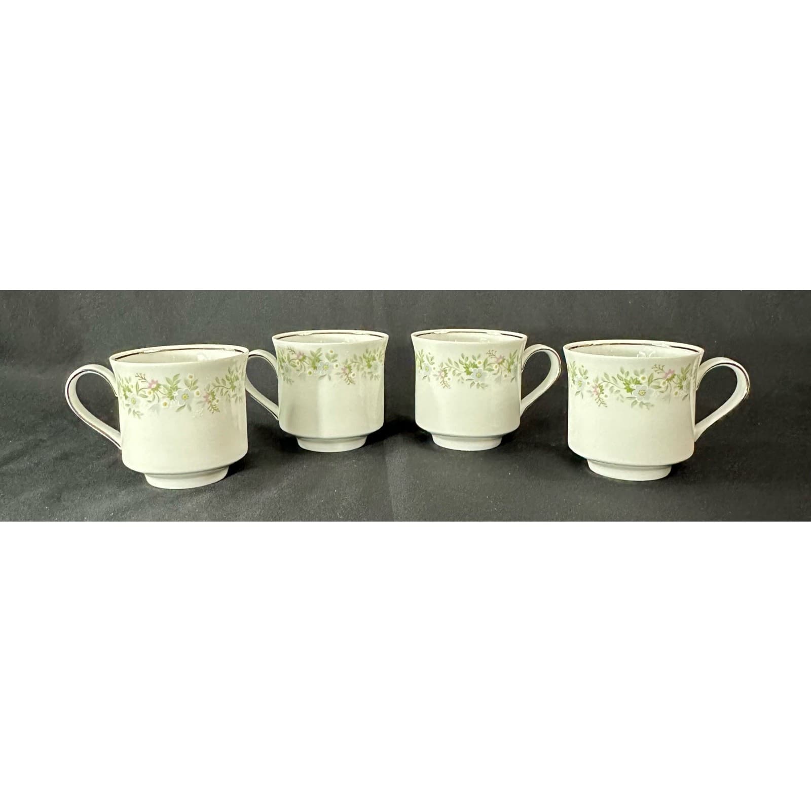 Johan Haviland Bavaria Forever Spring Coffee Cups German Set of 4