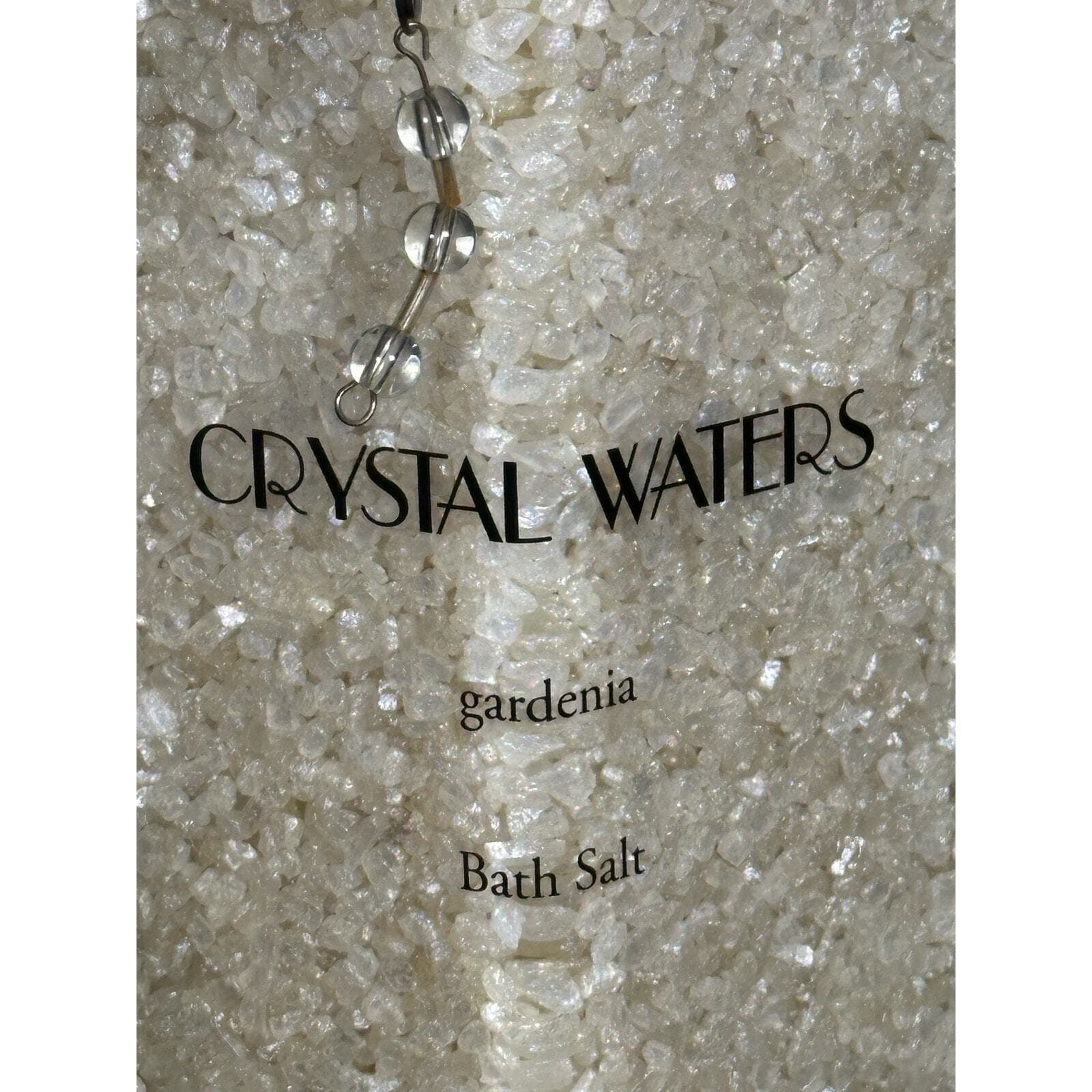 Crystal Waters Gardenia Vegan Bath Salt in 16-ounce Decorative Gift Decanter - Thumbnail 2