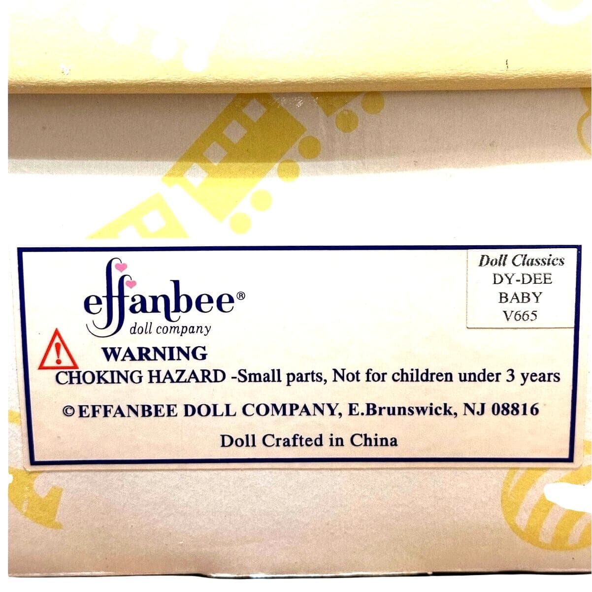 Effanbee Dy Dee Baby Doll Classics V665 "Dy Dee Baby"-New In Box! - Thumbnail 8