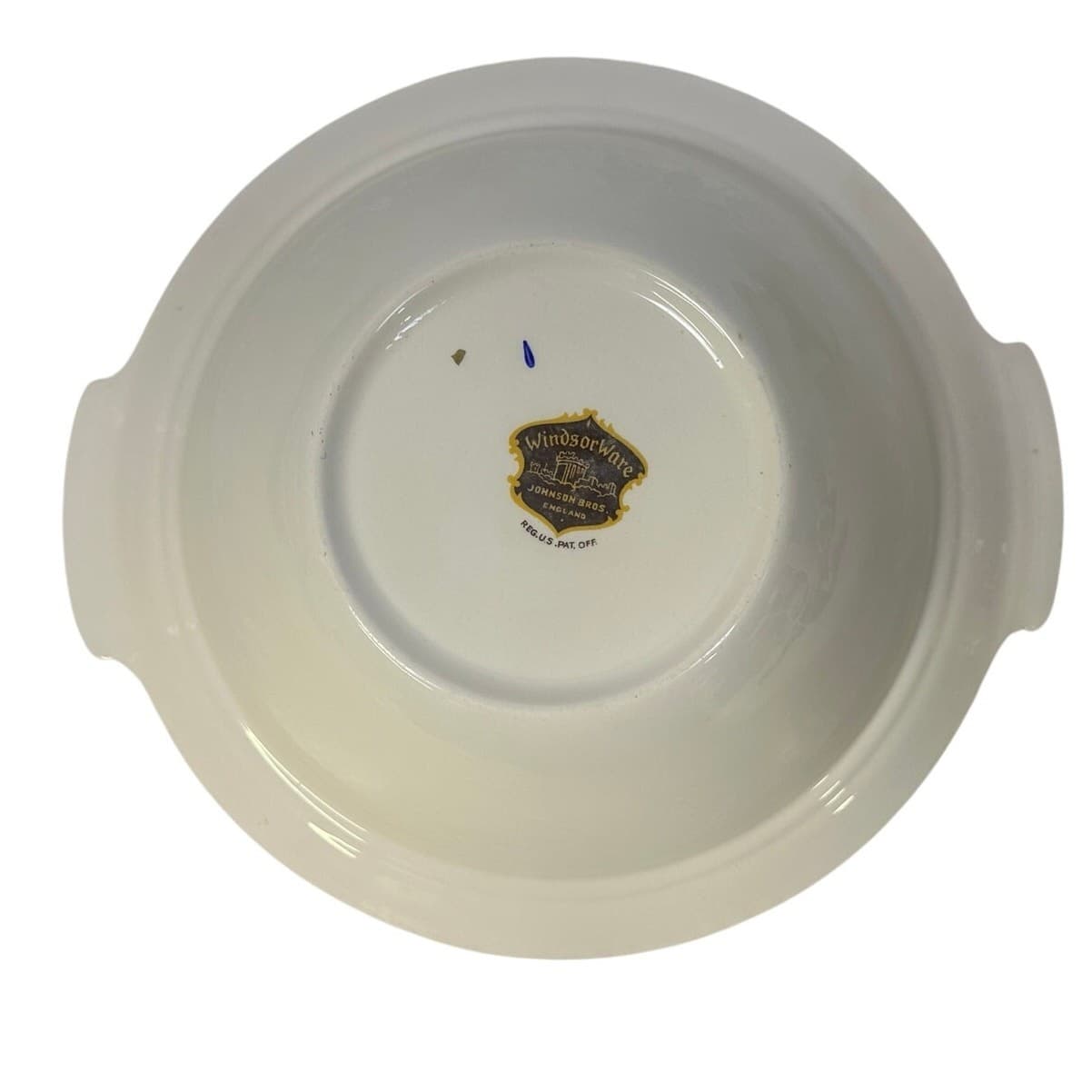Johnson Bros Retired JB83 Windsor Ware Cobalt Blue/Gold Covered Vegetable Dish - Thumbnail 6