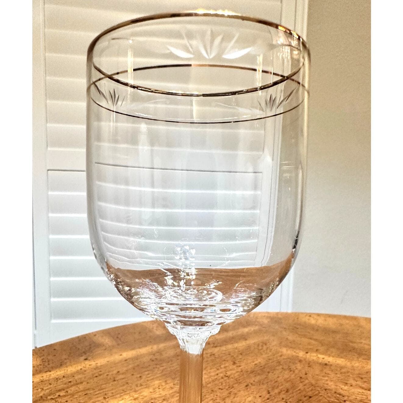 Lenox Kingston Retired Water Goblet Gold Trim-8 3/8"-Excellent! - Thumbnail 5