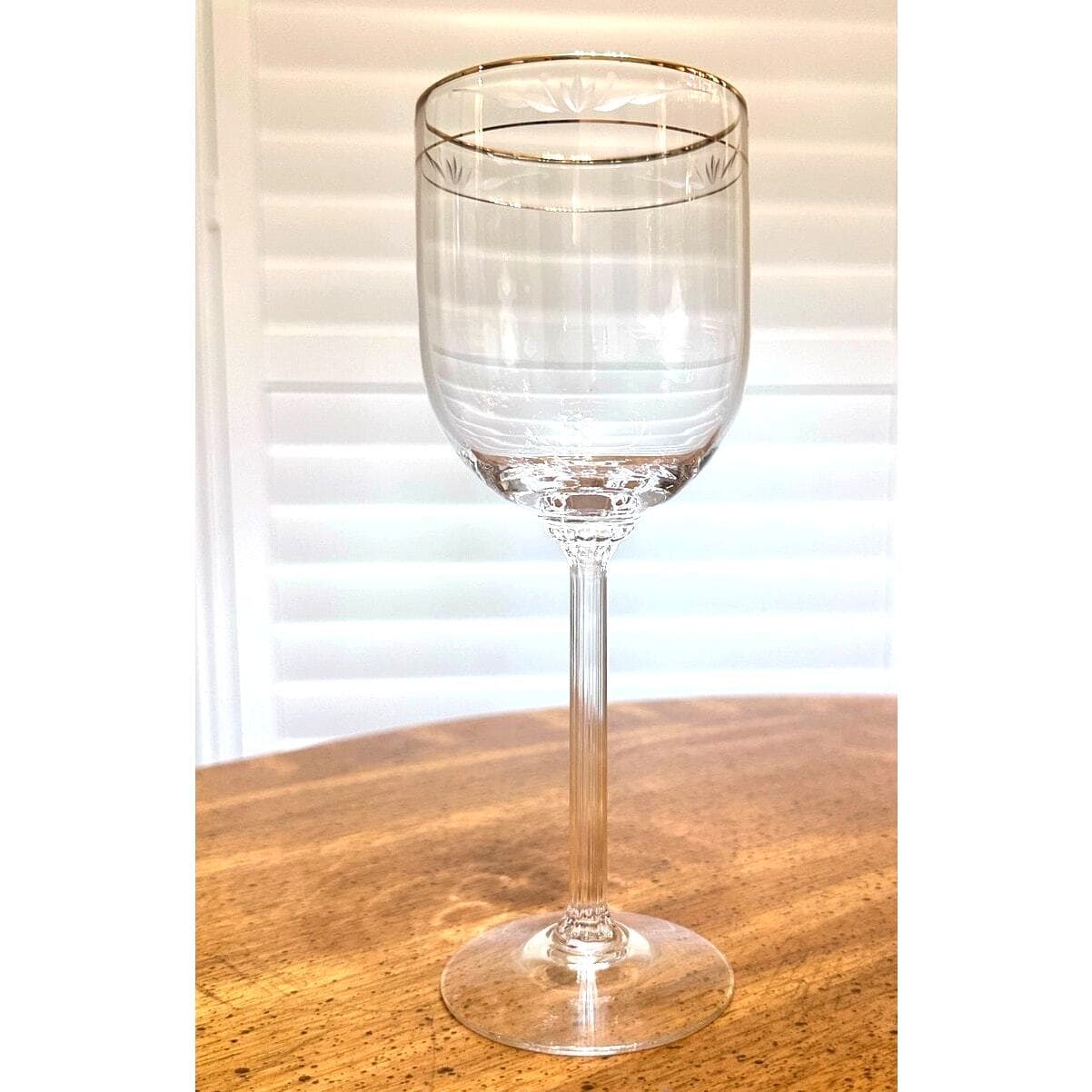 Lenox Kingston Retired Water Goblet Gold Trim-8 3/8"-Excellent!