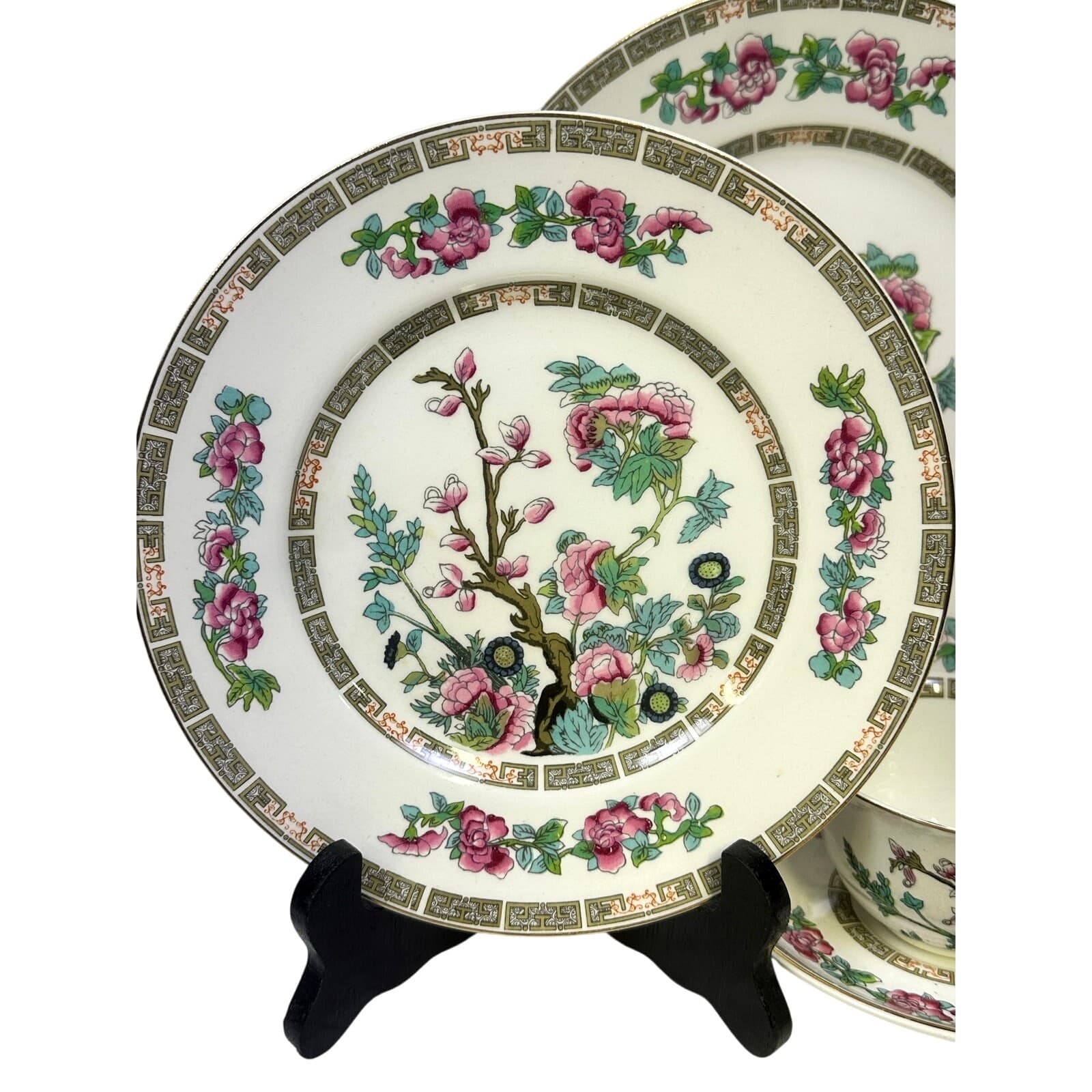 John Maddock & Sons LTD England Indian Tree Vintage 40's 6-PC Place Setting-Rare - Thumbnail 6