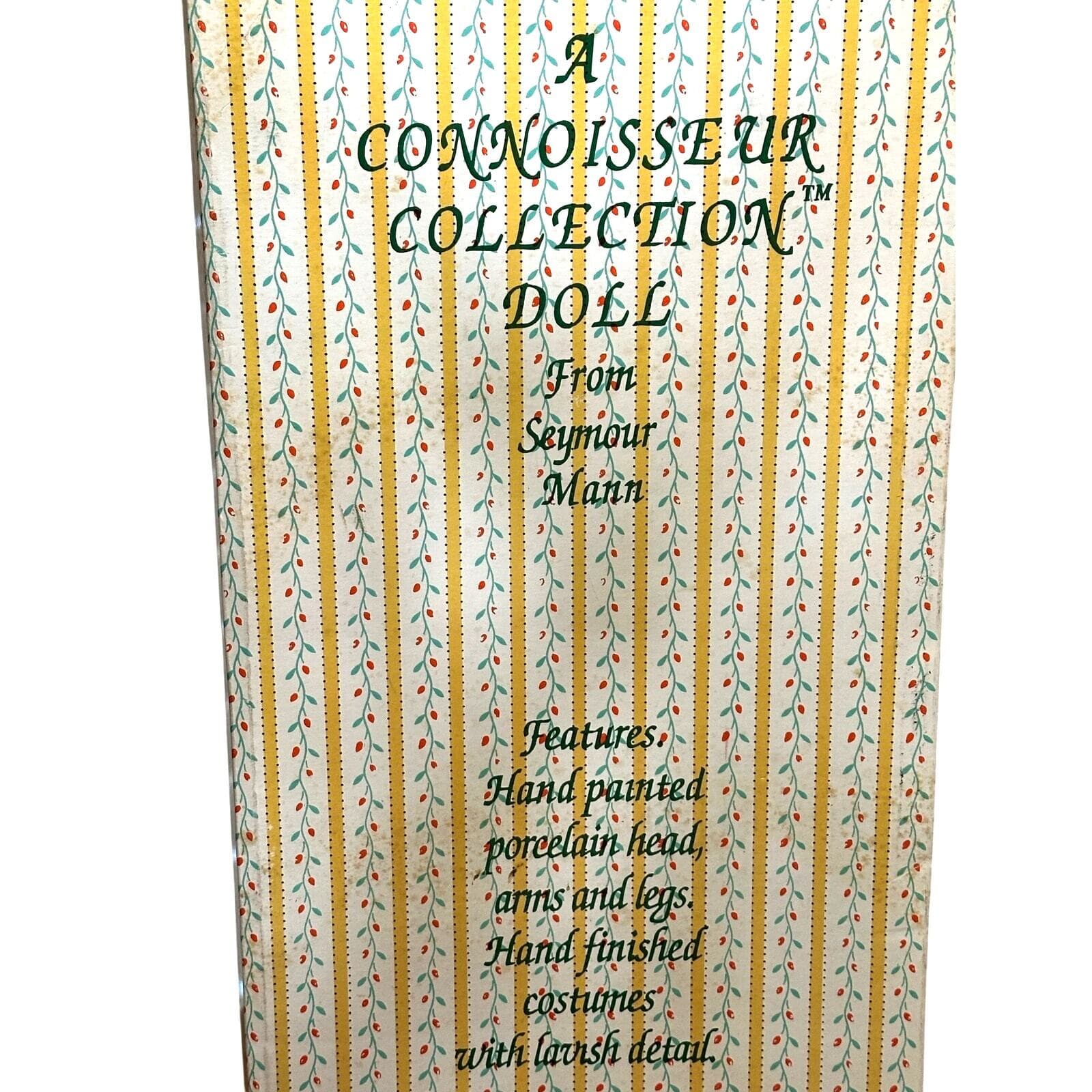 Connoisseur Collection Doll by Seymour Mann 1997 "The Bear Collector" NEW in Box - Thumbnail 10