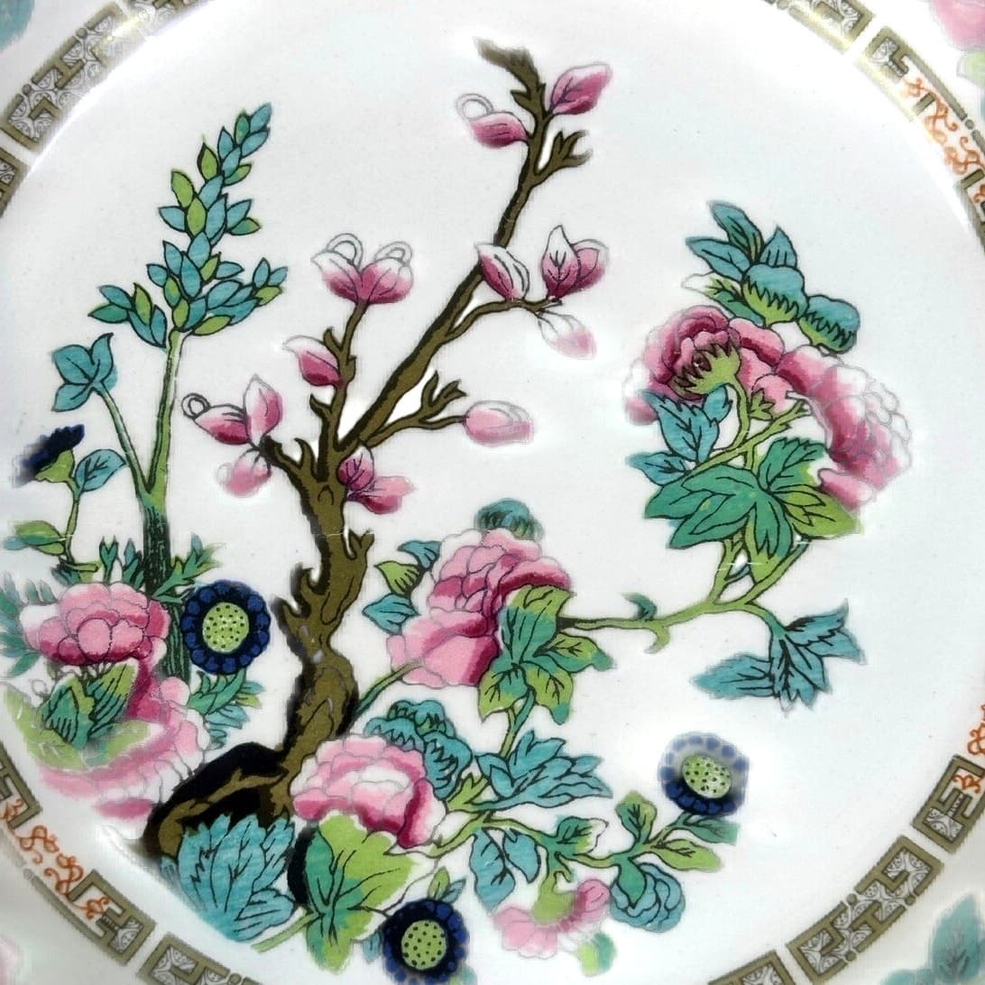 John Maddock & Sons LTD England Vintage 40's 'Indian Tree' Coupe Soup Bowl-Rare - Thumbnail 3
