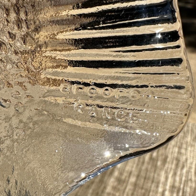 Arcoroc France Vintage Textured Clear Glass Poisson Fish Shape 10"x8.25" Plate - Thumbnail 7