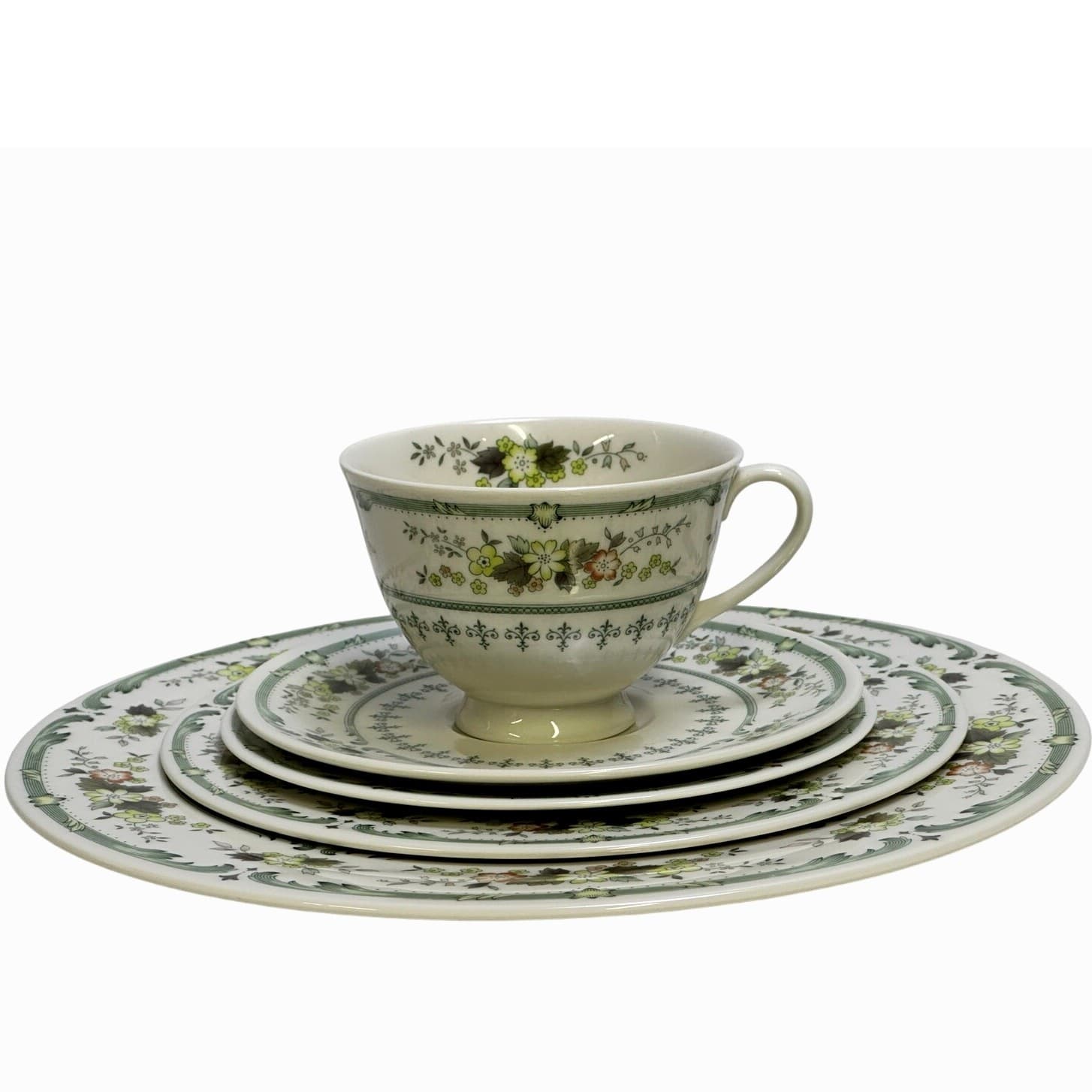 Royal Doulton Provencal England Retired 5-Piece Place Setting-Exceptional