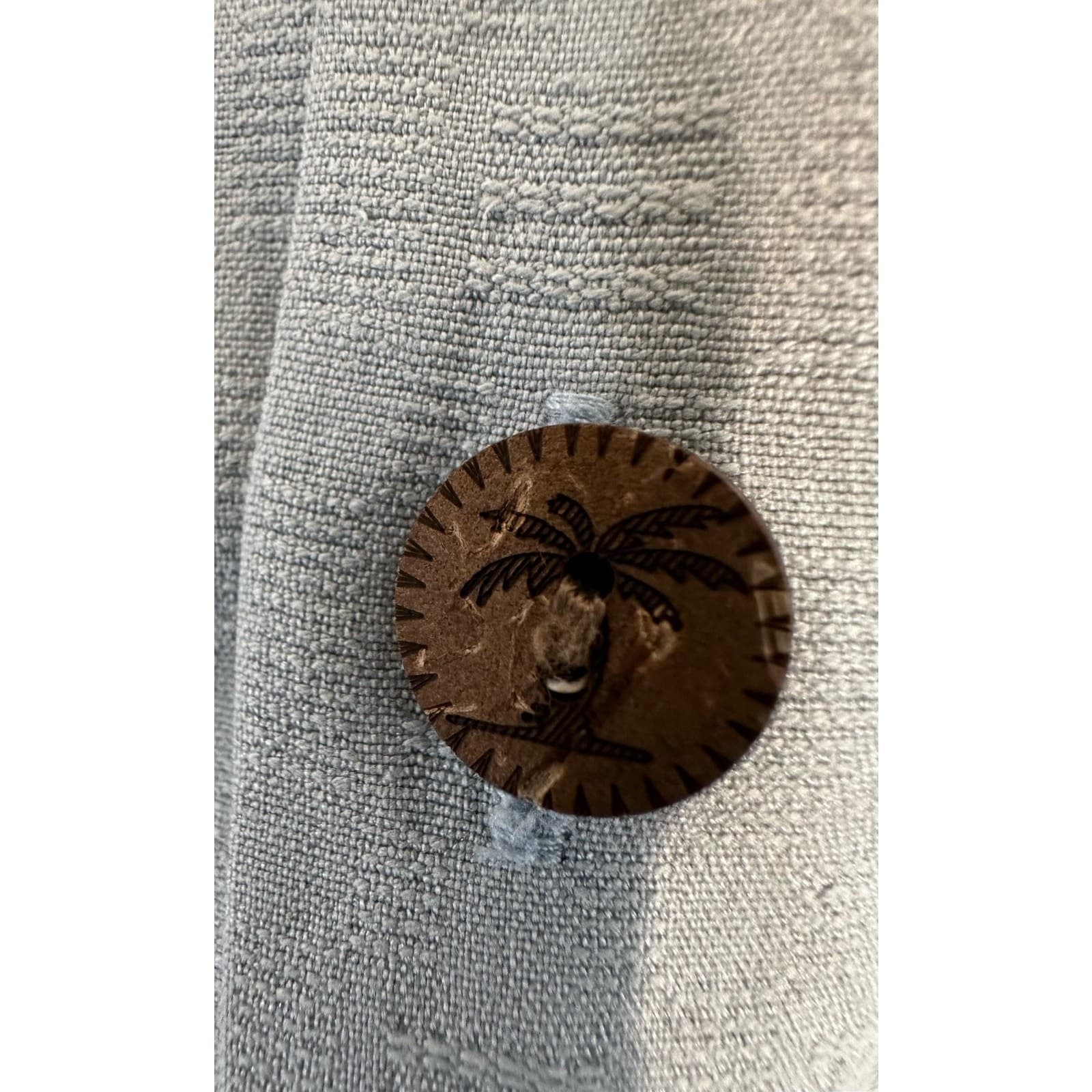 Jamaican JAXX Light Blue Gray 100% Silk Shirt Size Large - Thumbnail 12