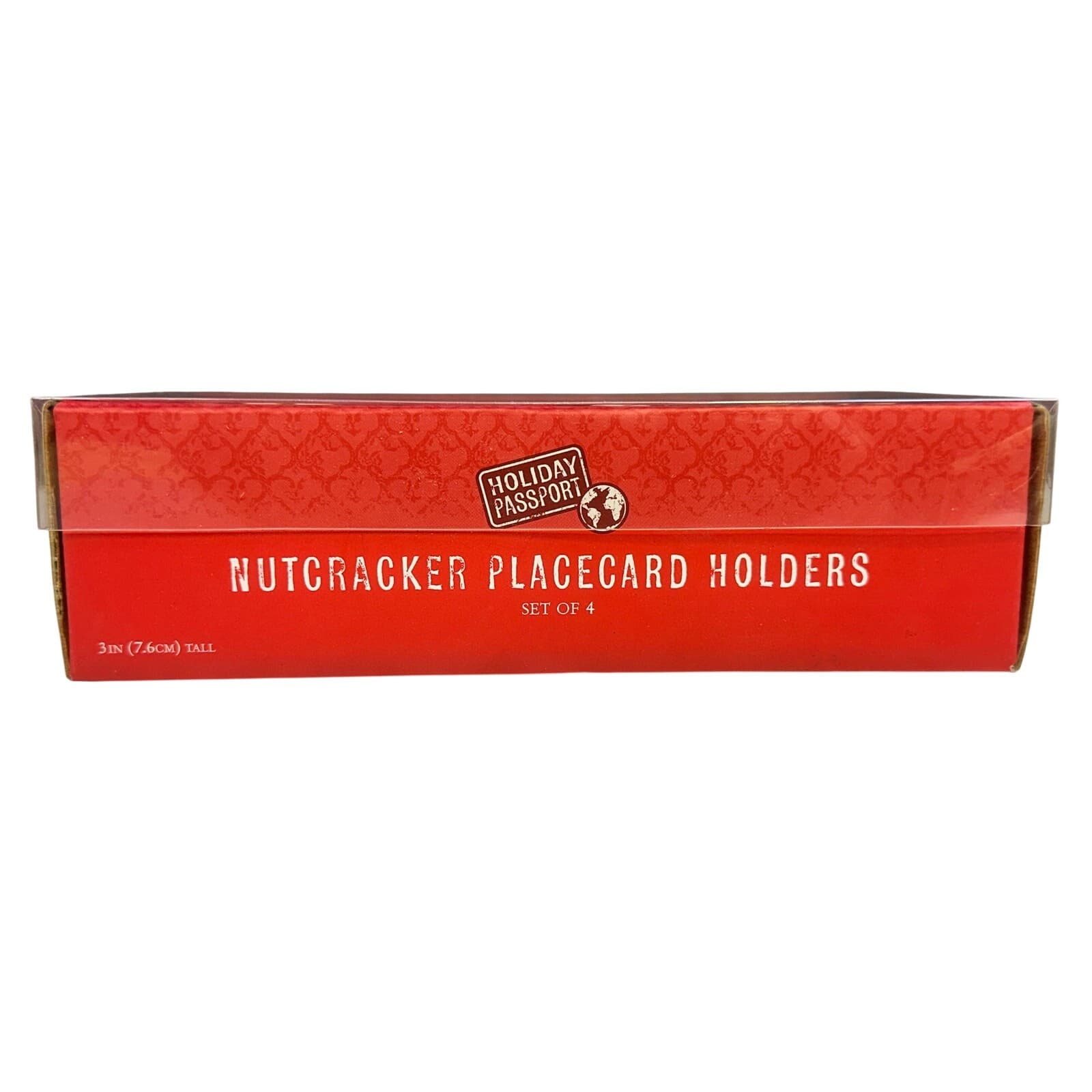 World Market Holiday Passport 3" Nutcracker Place Card Holders NIB Set of 4 - Thumbnail 5