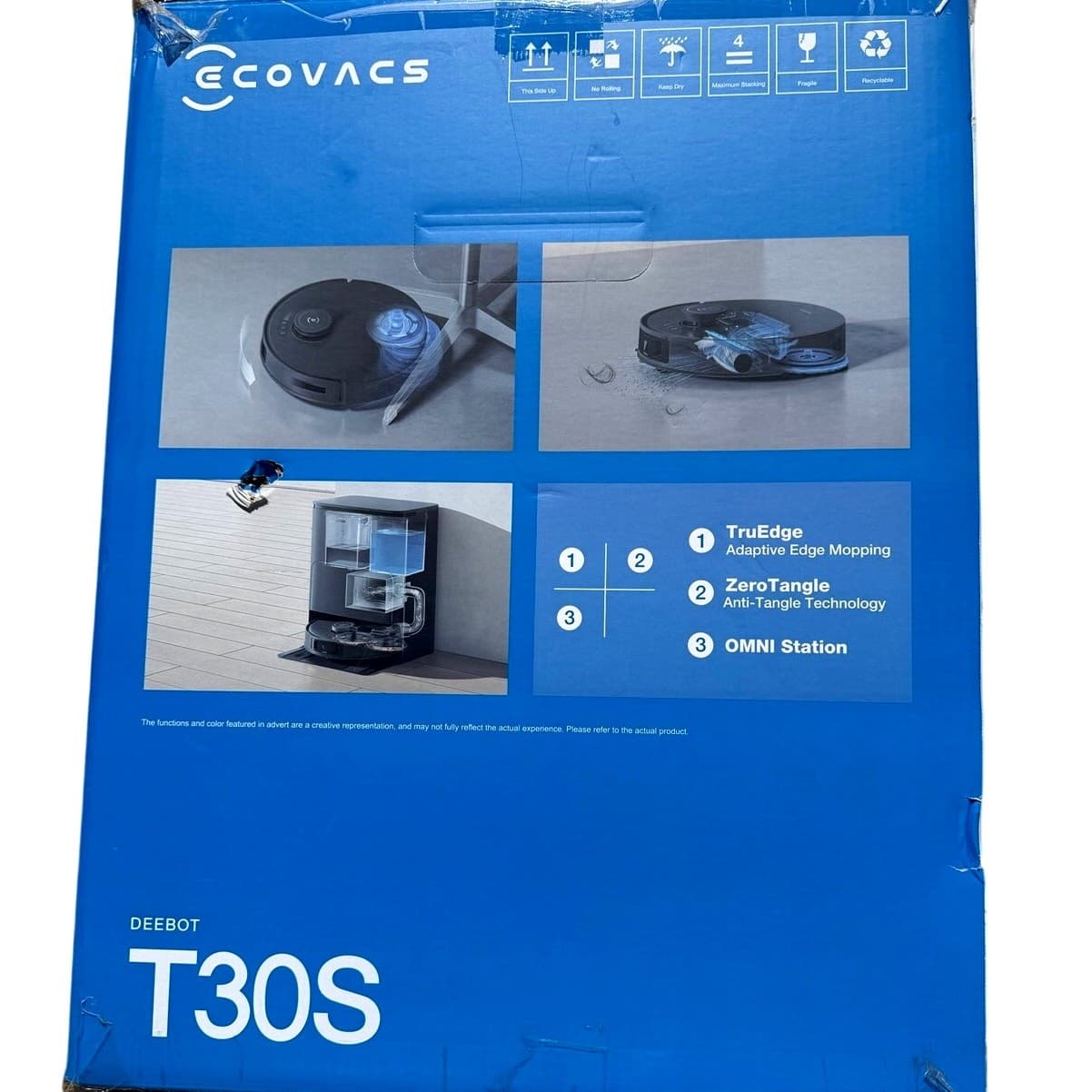 ECOVACS DEEBOT T30S OMNI Robot Vacuum Mop Self Emptying Smart Vacuum - Thumbnail 2