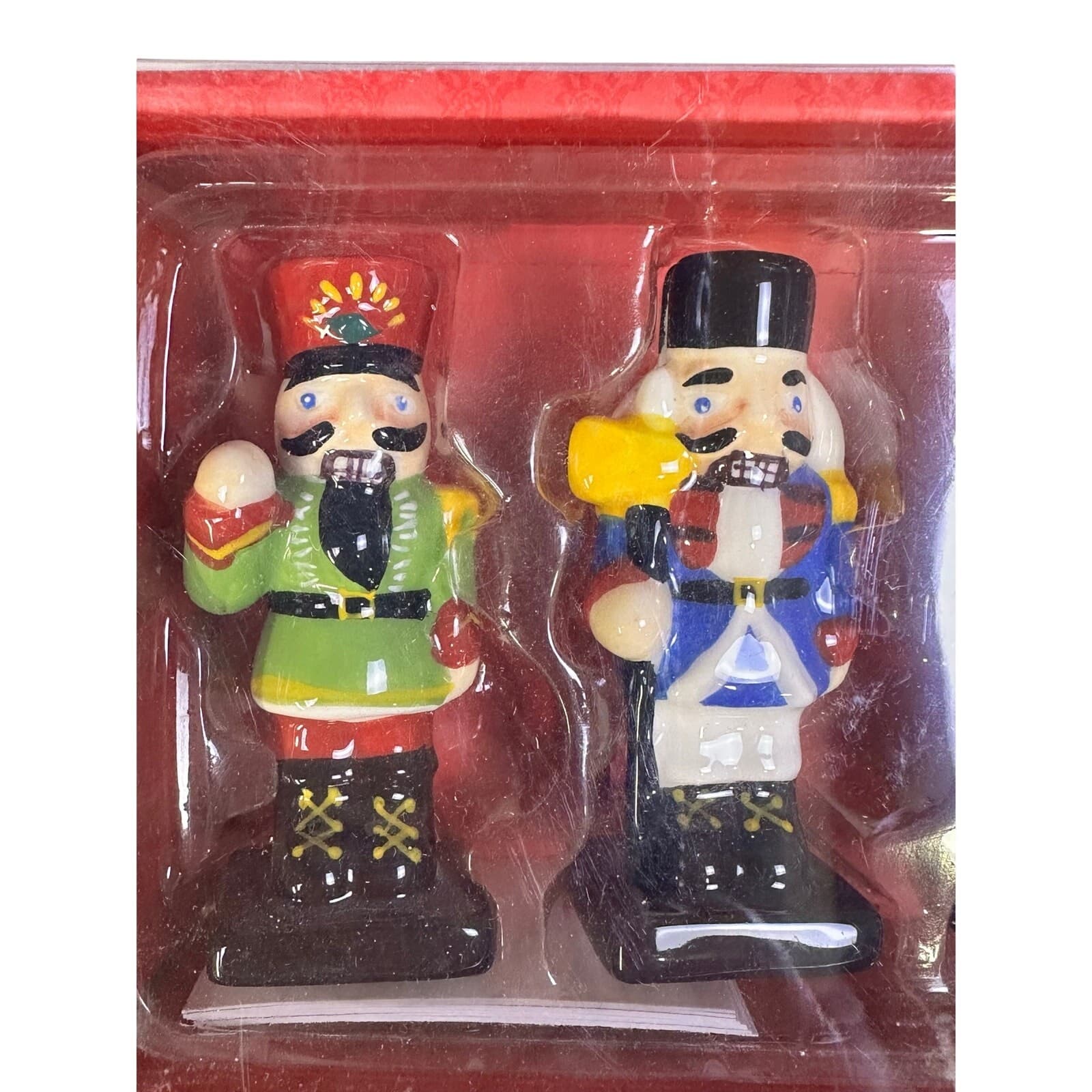 World Market Holiday Passport 3" Nutcracker Place Card Holders NIB Set of 4 - Thumbnail 2