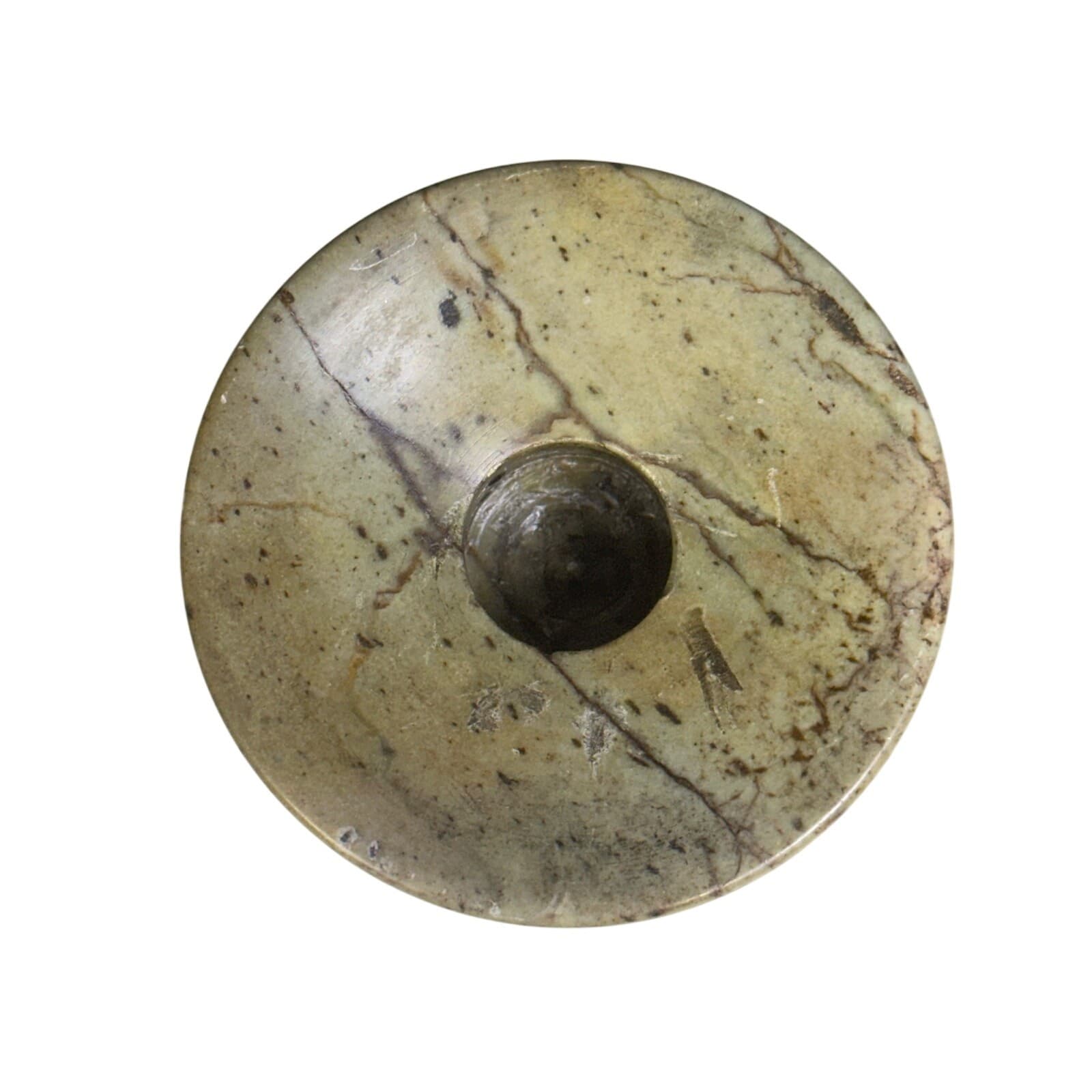 ICAPS Ltd Artesanto de Pedra Sabao Brazil Soap Stone Candle Stick Vintage - Thumbnail 4