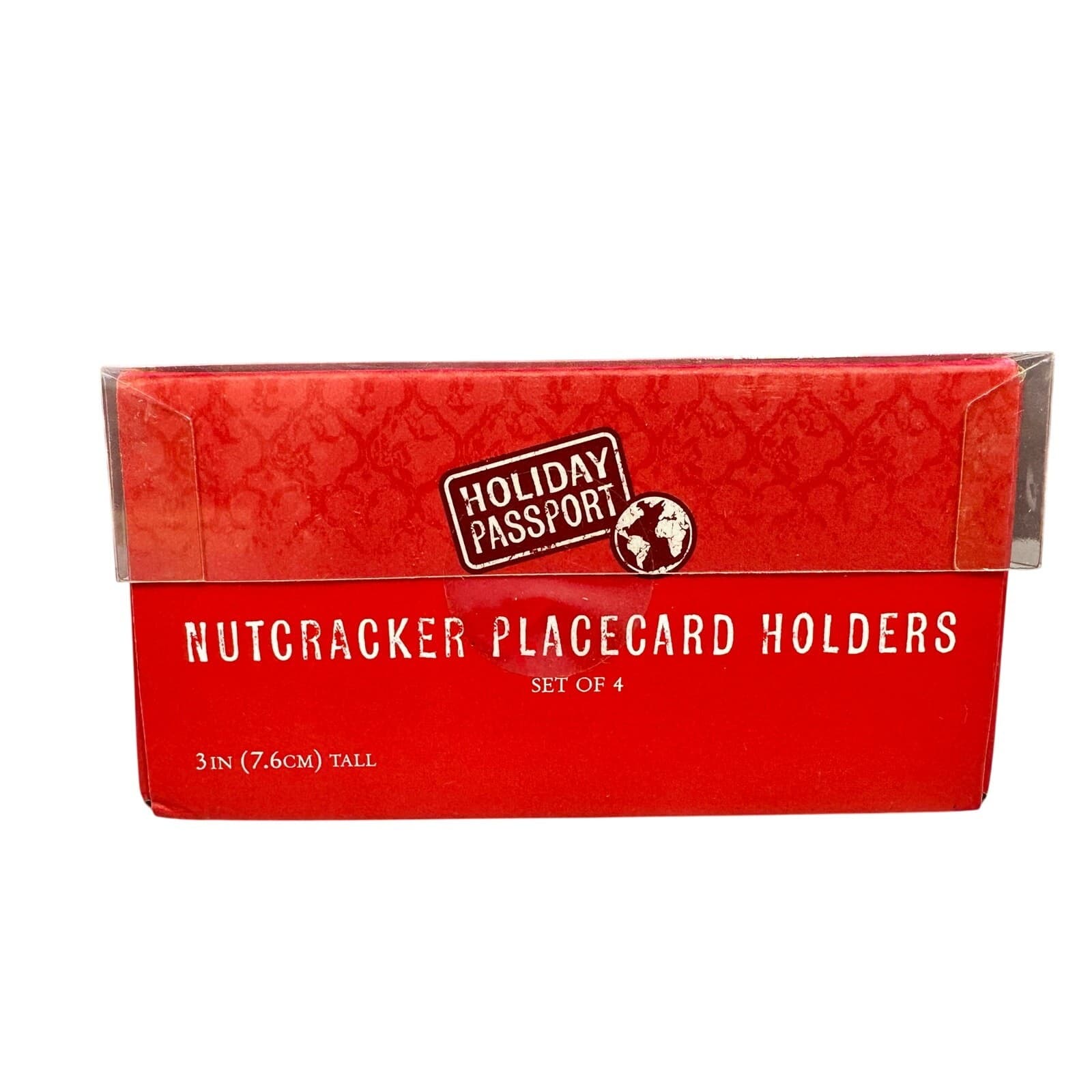 World Market Holiday Passport 3" Nutcracker Place Card Holders NIB Set of 4 - Thumbnail 6