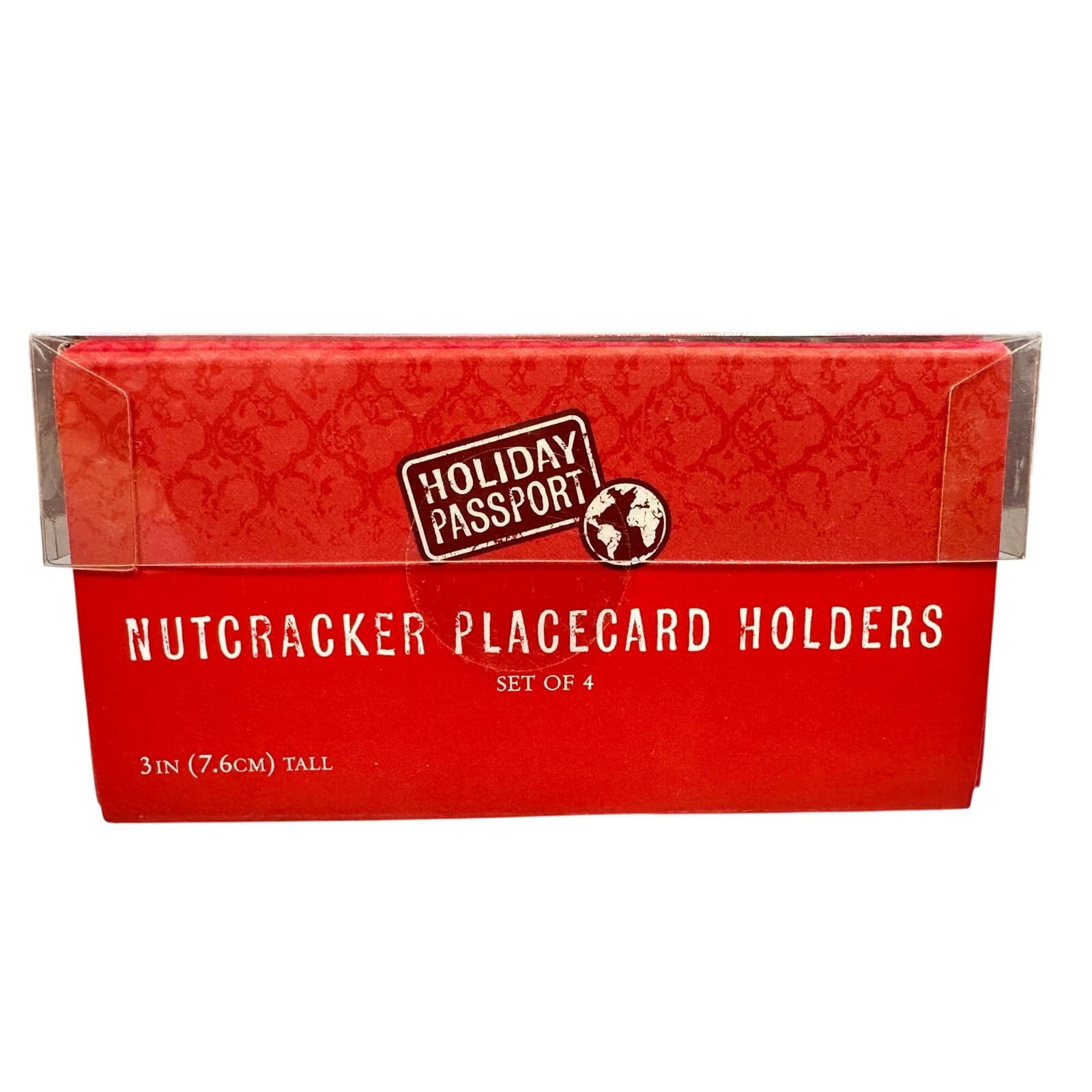 World Market Holiday Passport 3" Nutcracker Place Card Holders NIB Set of 4 - Thumbnail 7