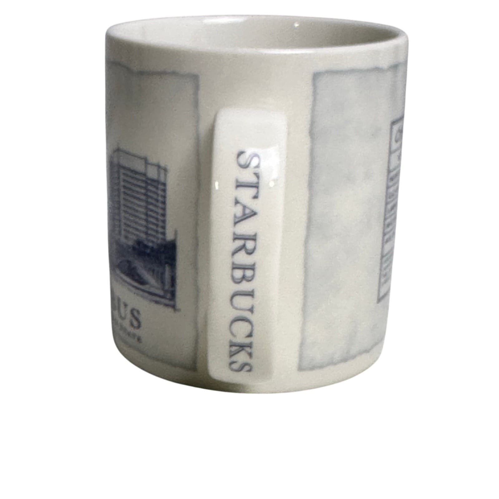Starbucks 2007 Vintage Columbus Architect Series Large 18 oz Coffee/Latte Mug - Thumbnail 2