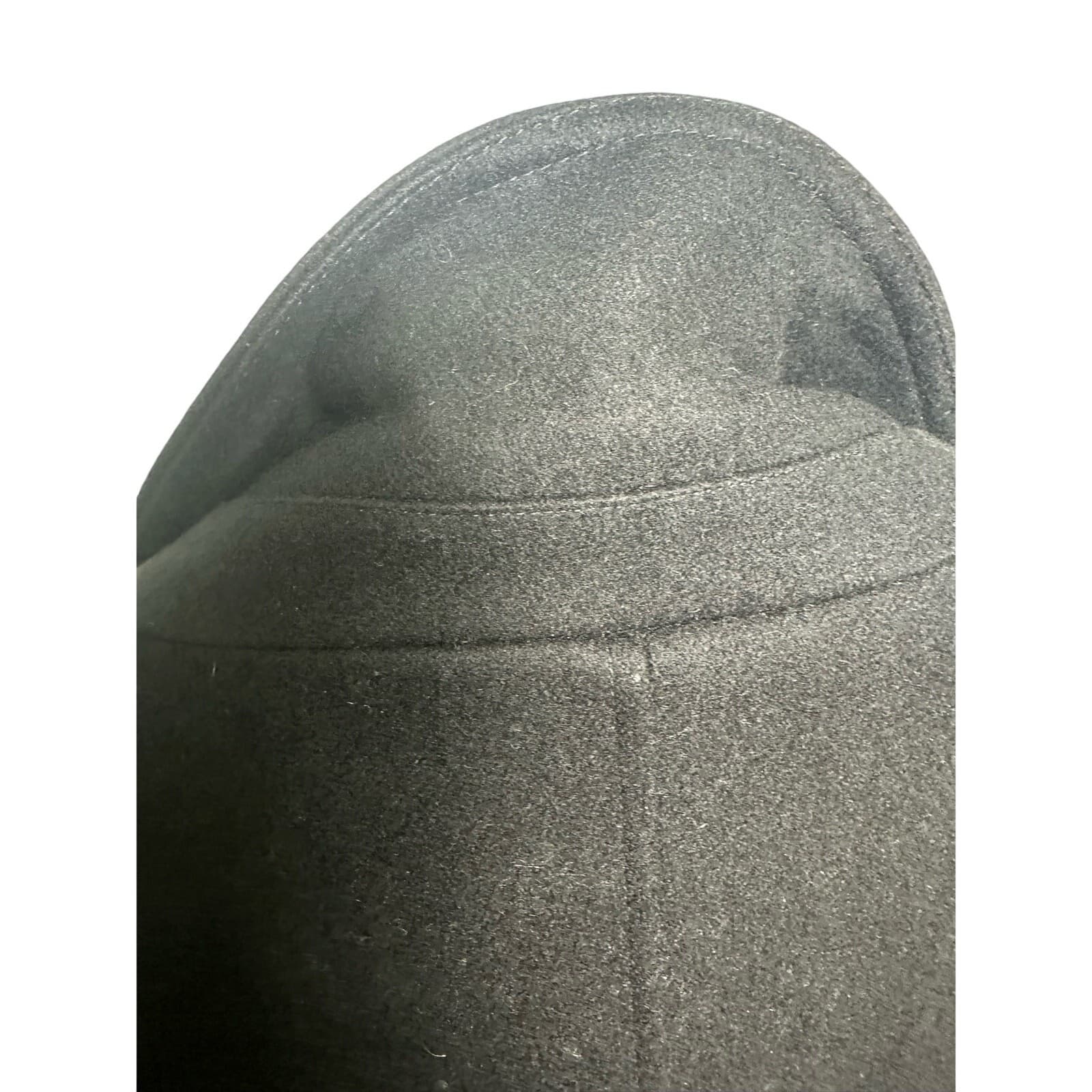 Black Rivet Woman's Black Pea Coat Size L - Thumbnail 10