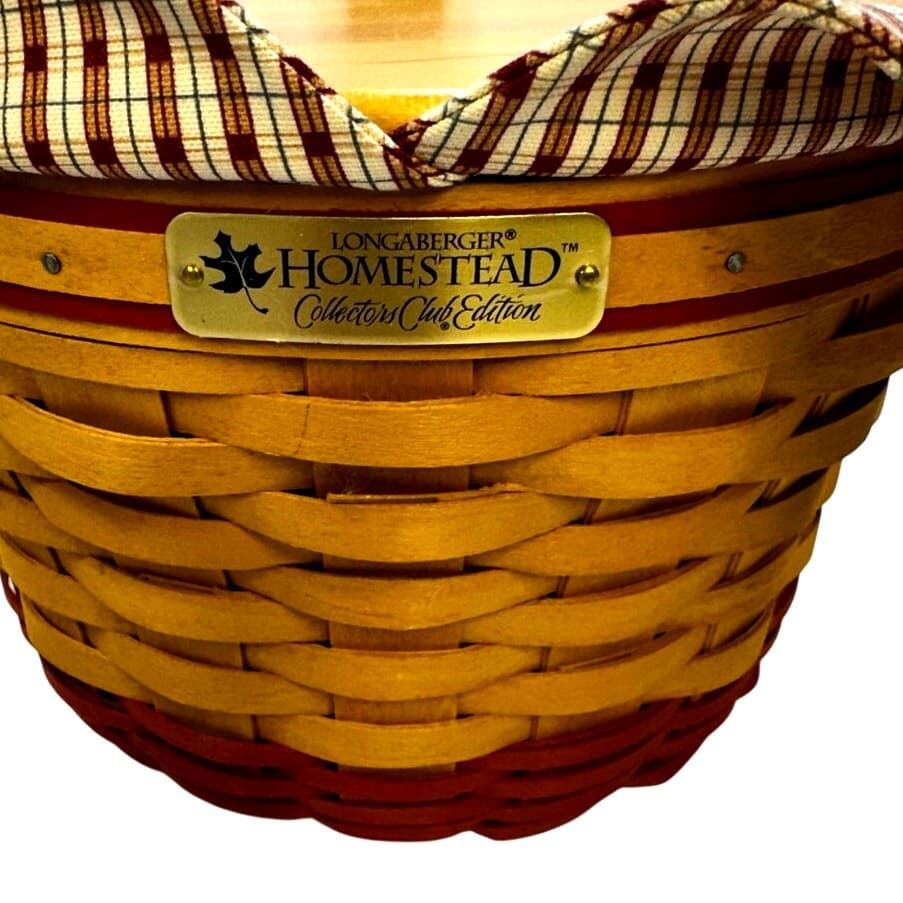 Longaberger Vintage 1999 'Homestead Collection Club Combo Basket' Excellent-Rare - Thumbnail 2