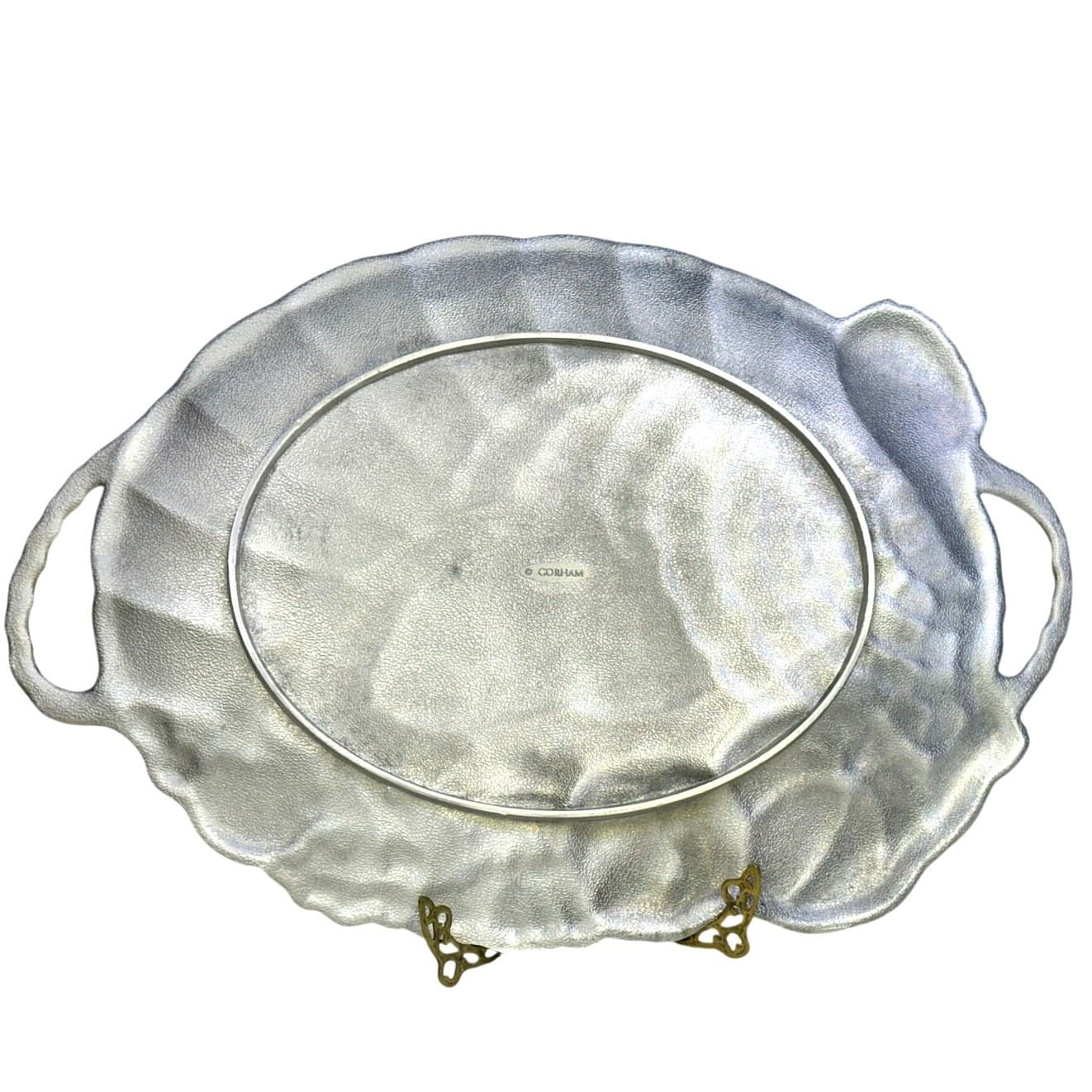 Gorham 1831 Large 24x16 Metal Turkey Platter Tray Server Centerpiece-Excellent - Thumbnail 4
