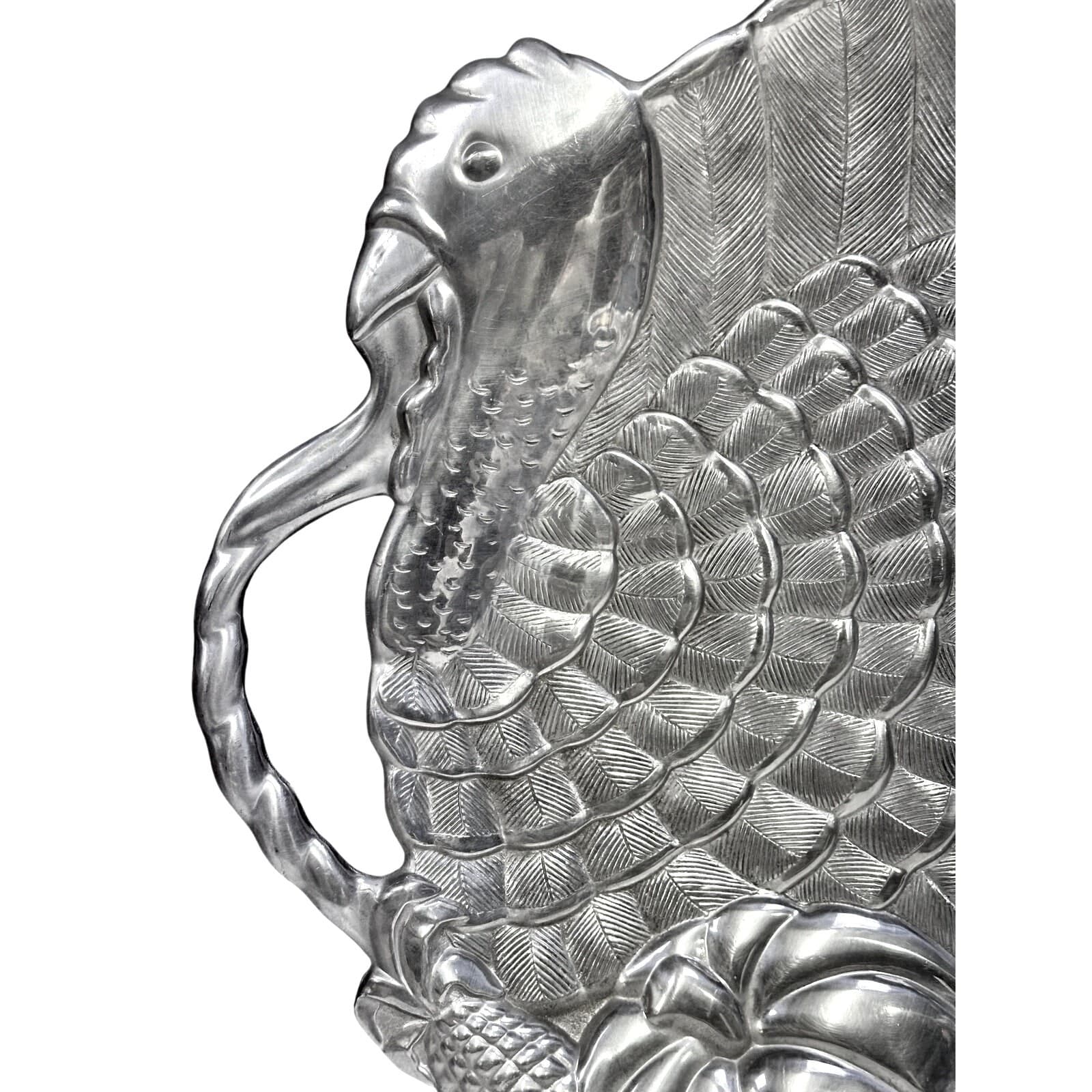 Gorham 1831 Large 24x16 Metal Turkey Platter Tray Server Centerpiece-Excellent - Thumbnail 2