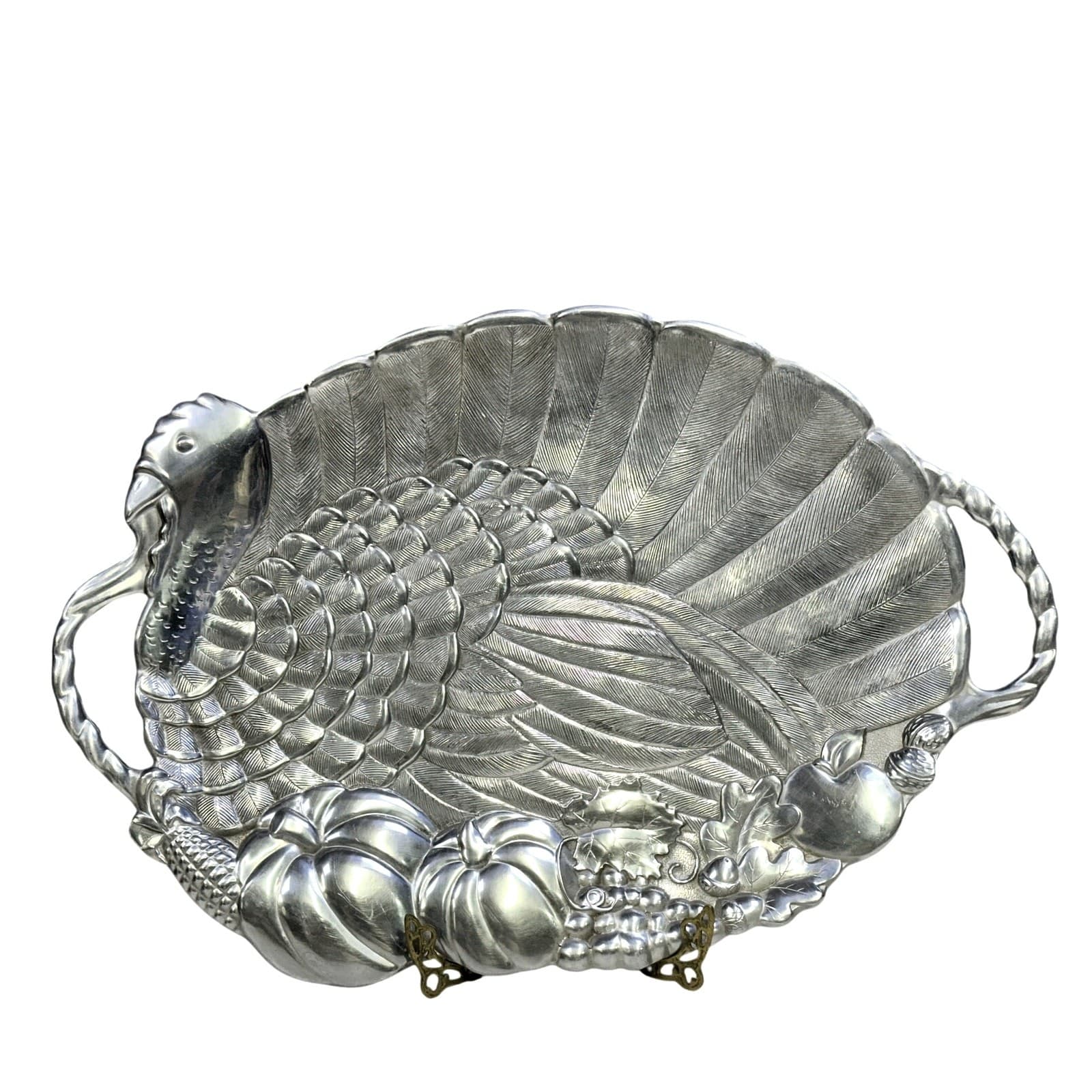 Gorham 1831 Large 24x16 Metal Turkey Platter Tray Server Centerpiece-Excellent