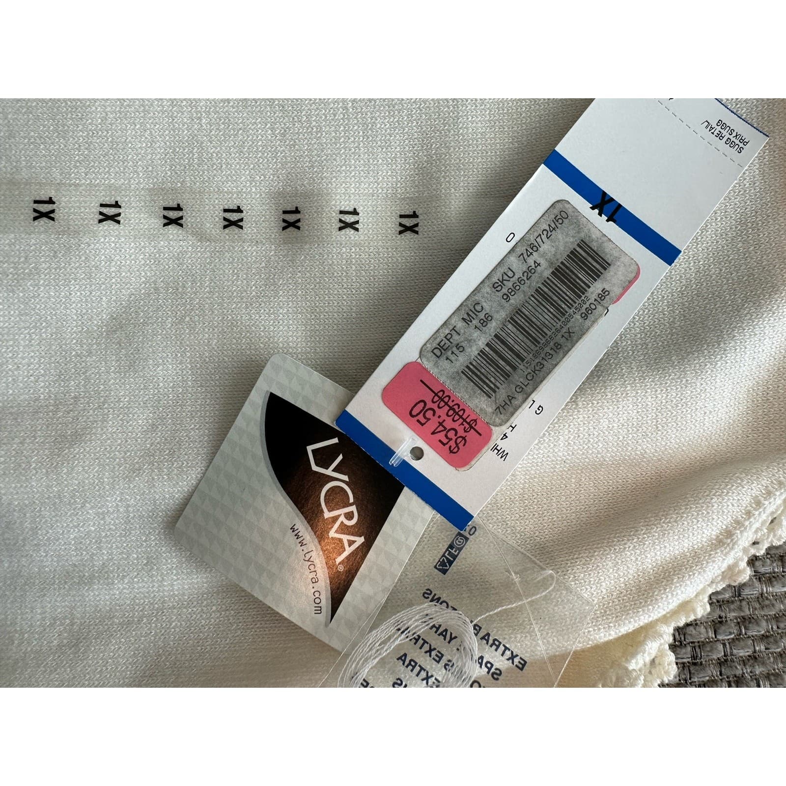 Jones New York Signature Woman NWT White/Cream Tank Top Sz 1X - Thumbnail 13