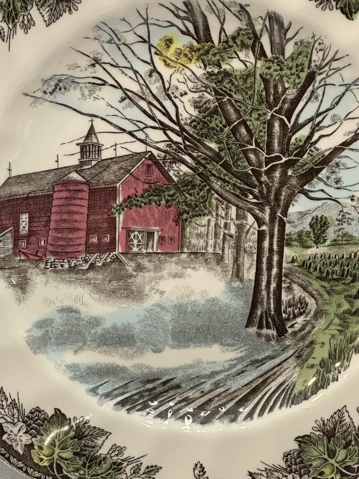 Johnson Brothers-England-The Friendly Village-Autumn Mist Plate - Thumbnail 2