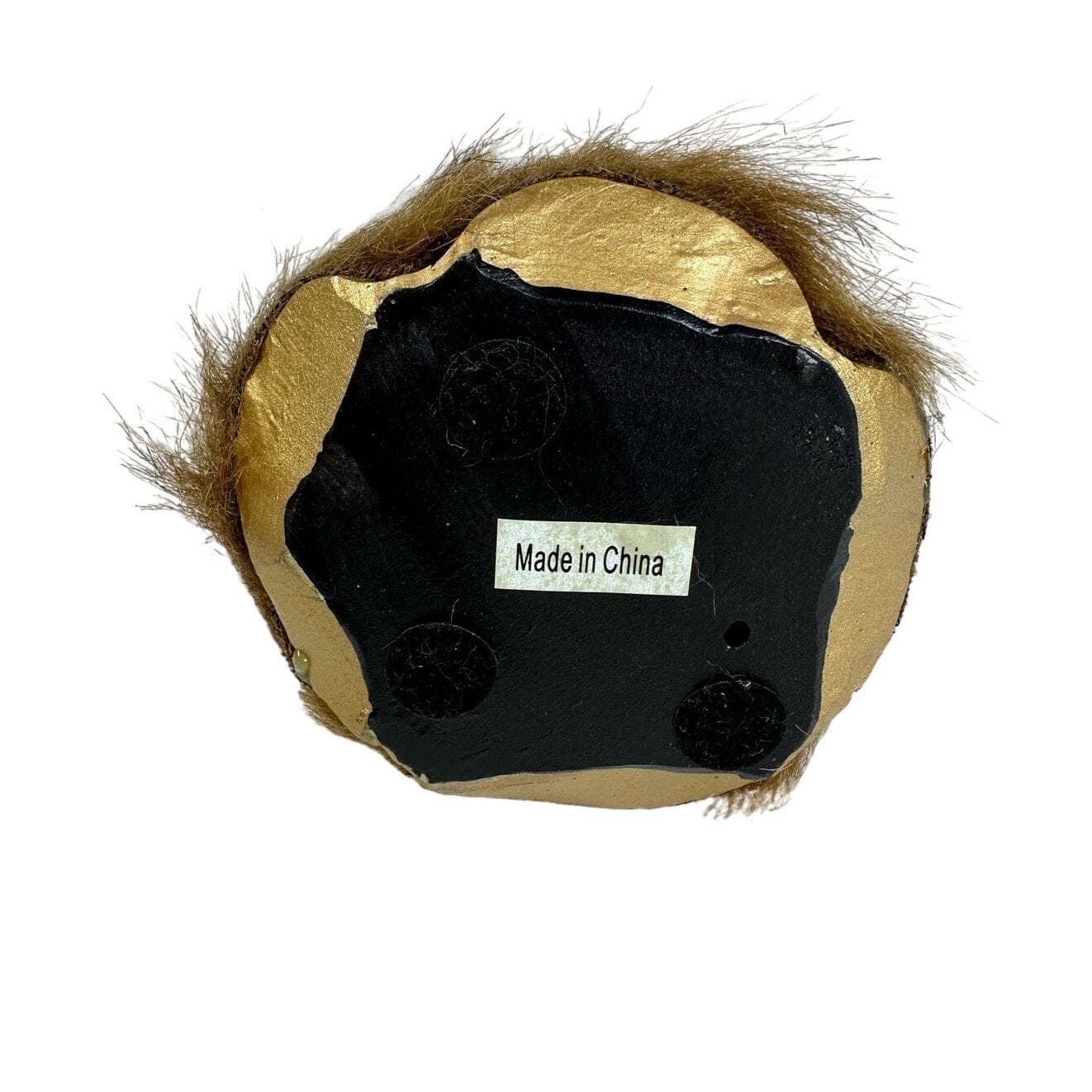 Cracker Barrel Season of Glory Gold Angel with Bird Faux Fur Trim Vintage-Nice! - Thumbnail 8
