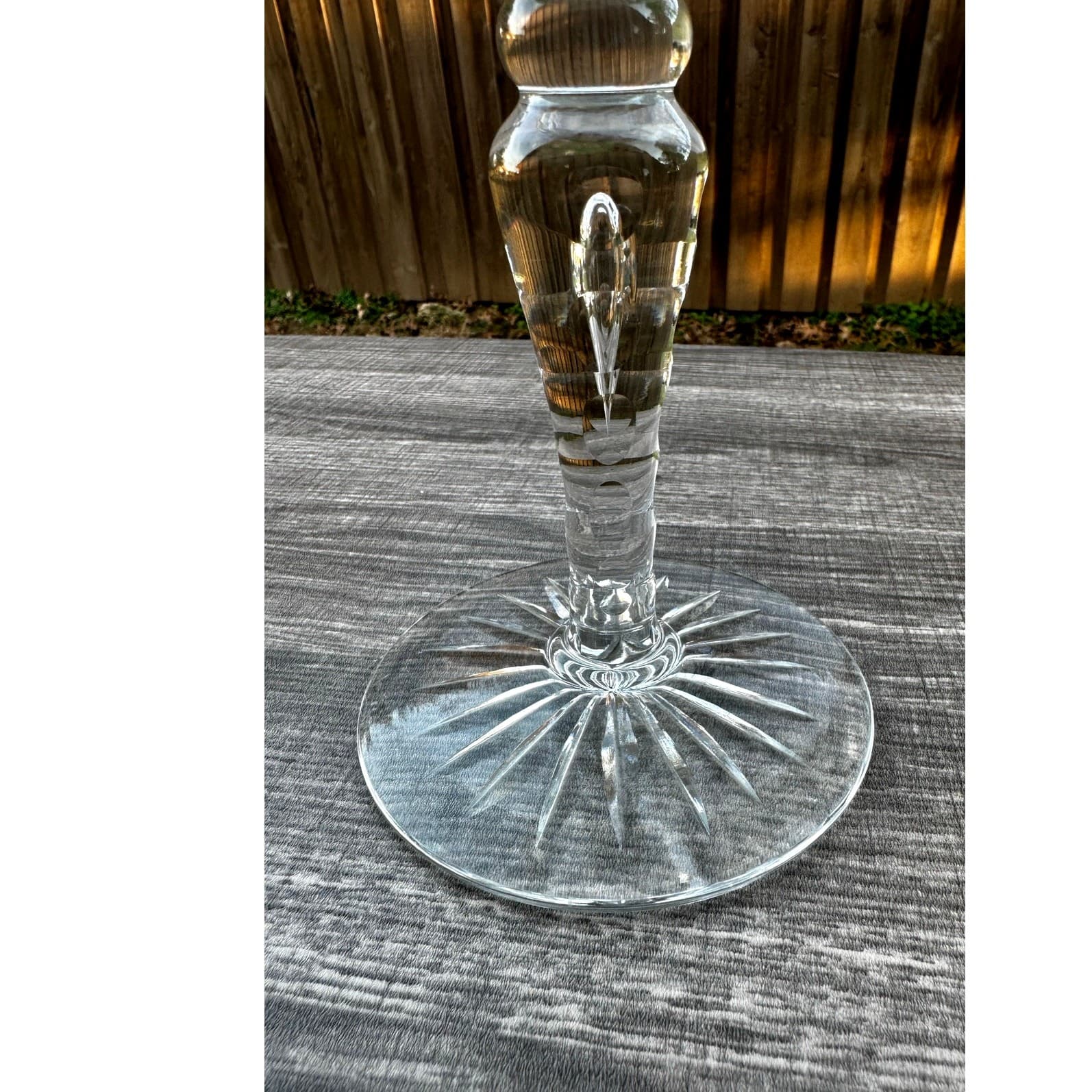 American Brilliant Period Cut Glass Heavy Crystal Compote-Elegant-Exquisite - Thumbnail 5
