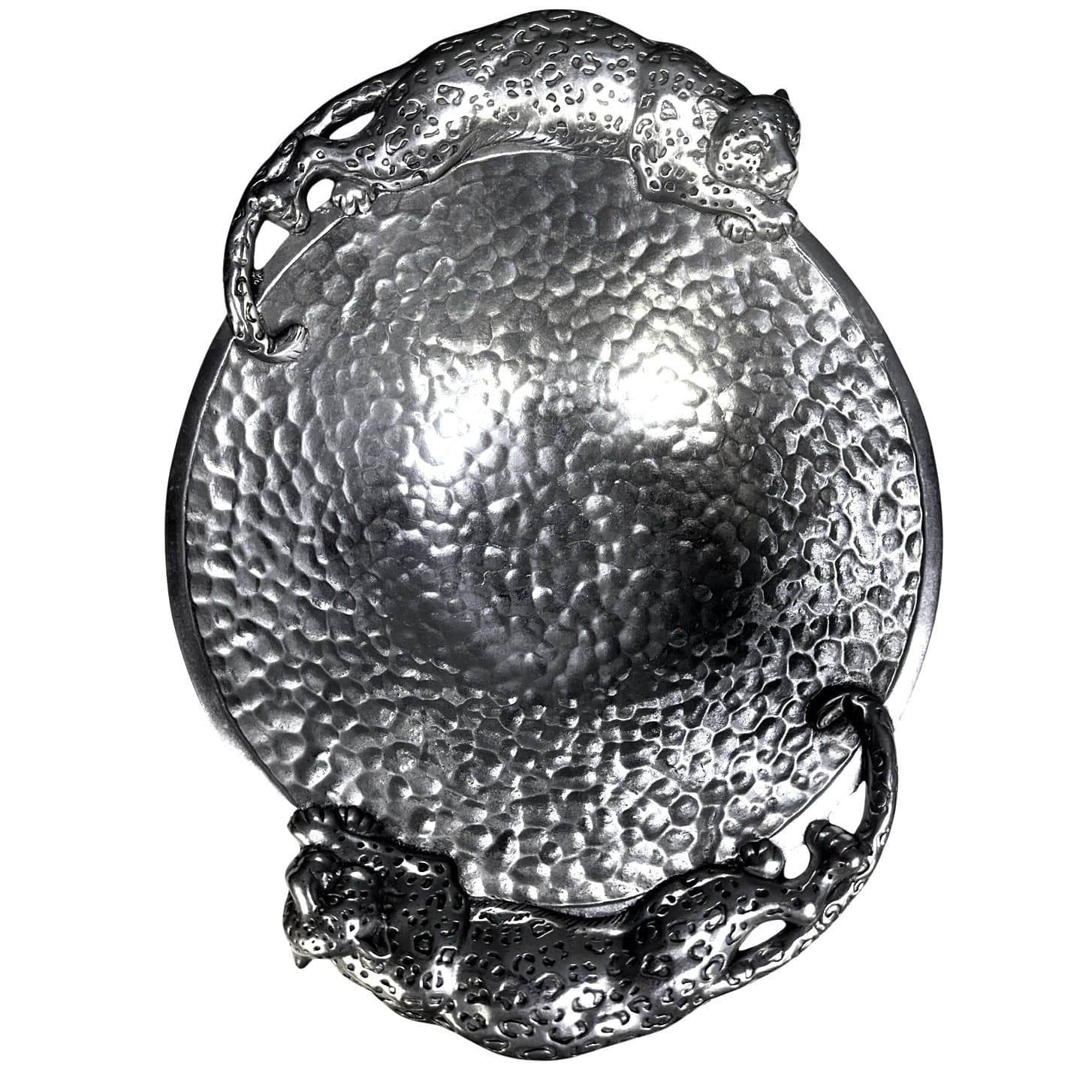 Arthur Court Vintage 2000 'Leopard' Serving Bowl-Rare and Stunning - Thumbnail 2