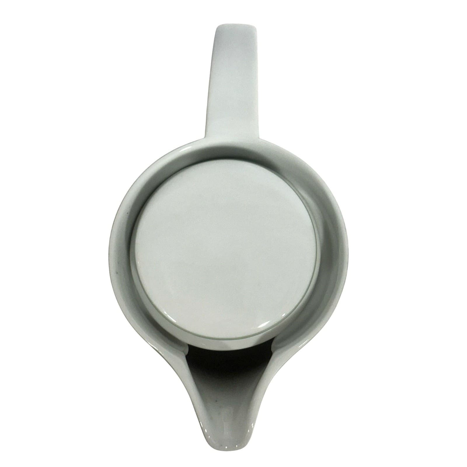 Watercolors Block Spal Portugal 'White Petunias' Long Spout 9" Coffee Pot w/Lid - Thumbnail 6